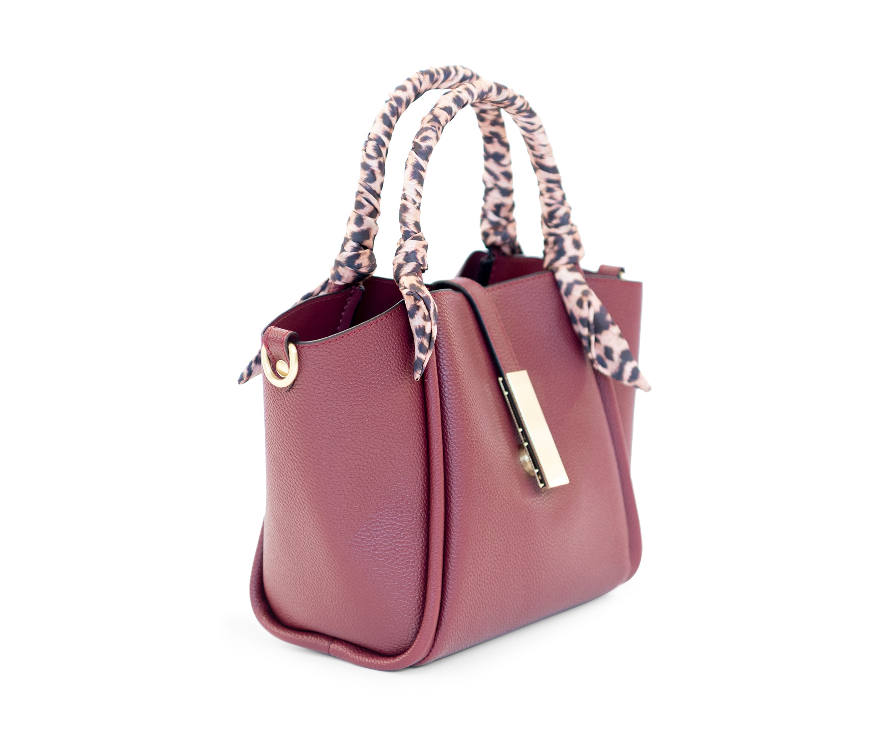 Scarf Handle Satchel 