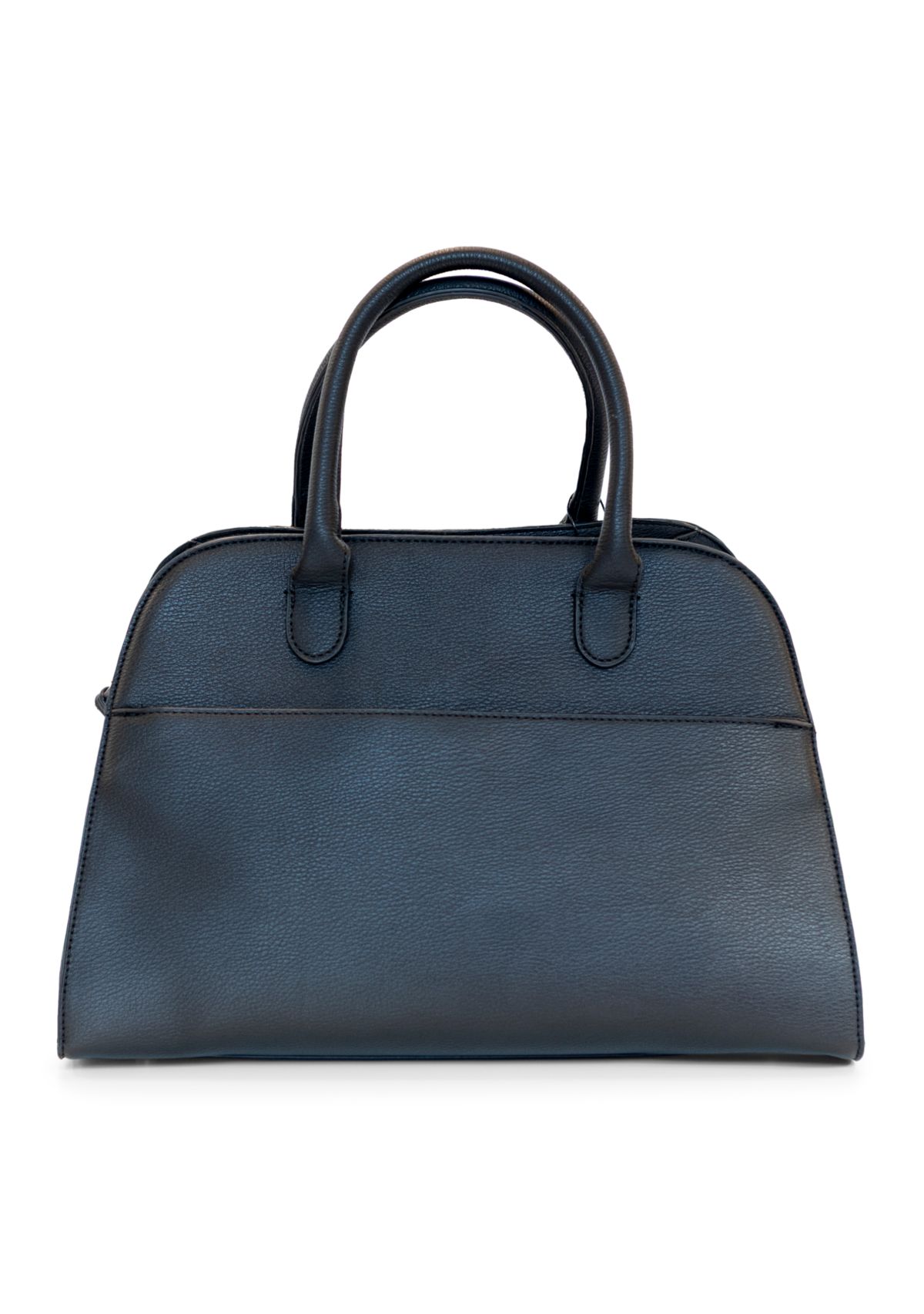 Structured Satchel with Bear Charm 