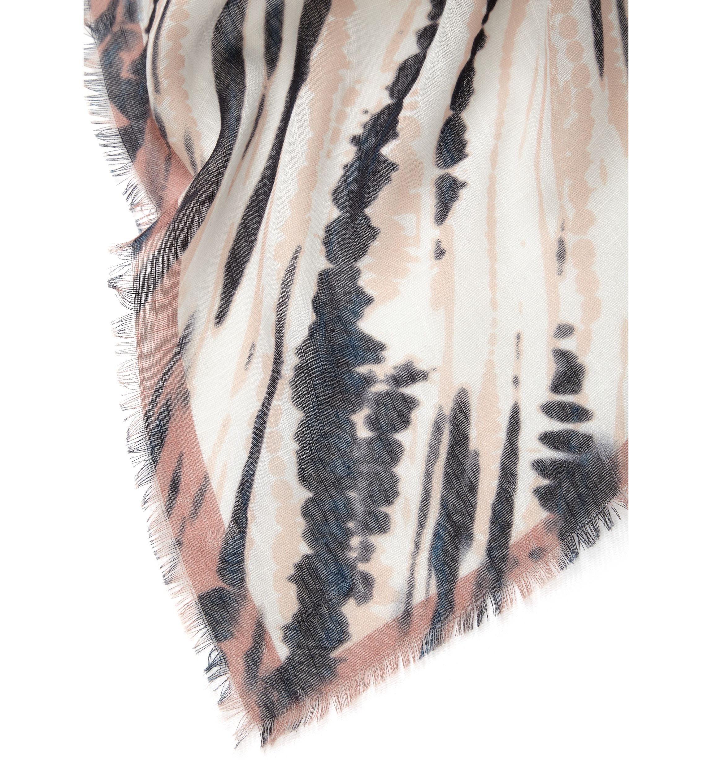 Shibori Zebra Square Scarf