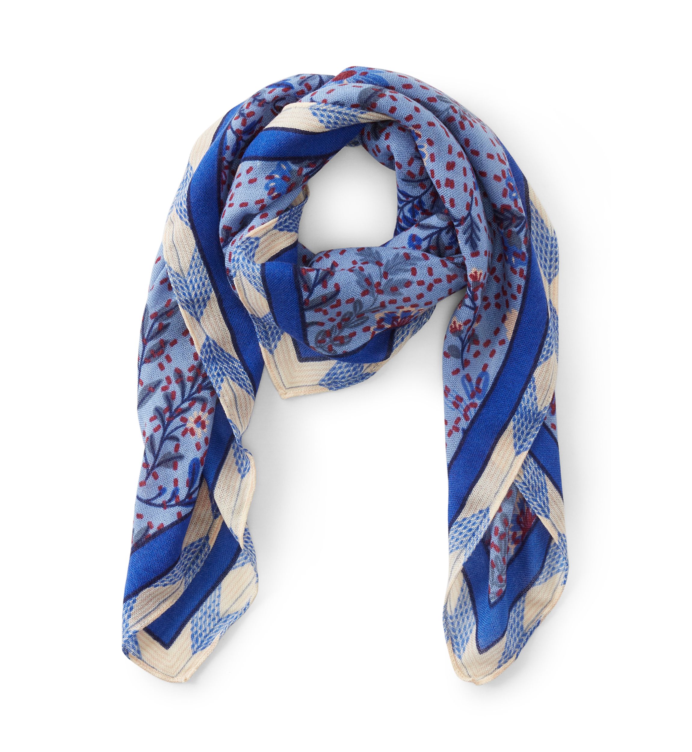 Folk Square Scarf