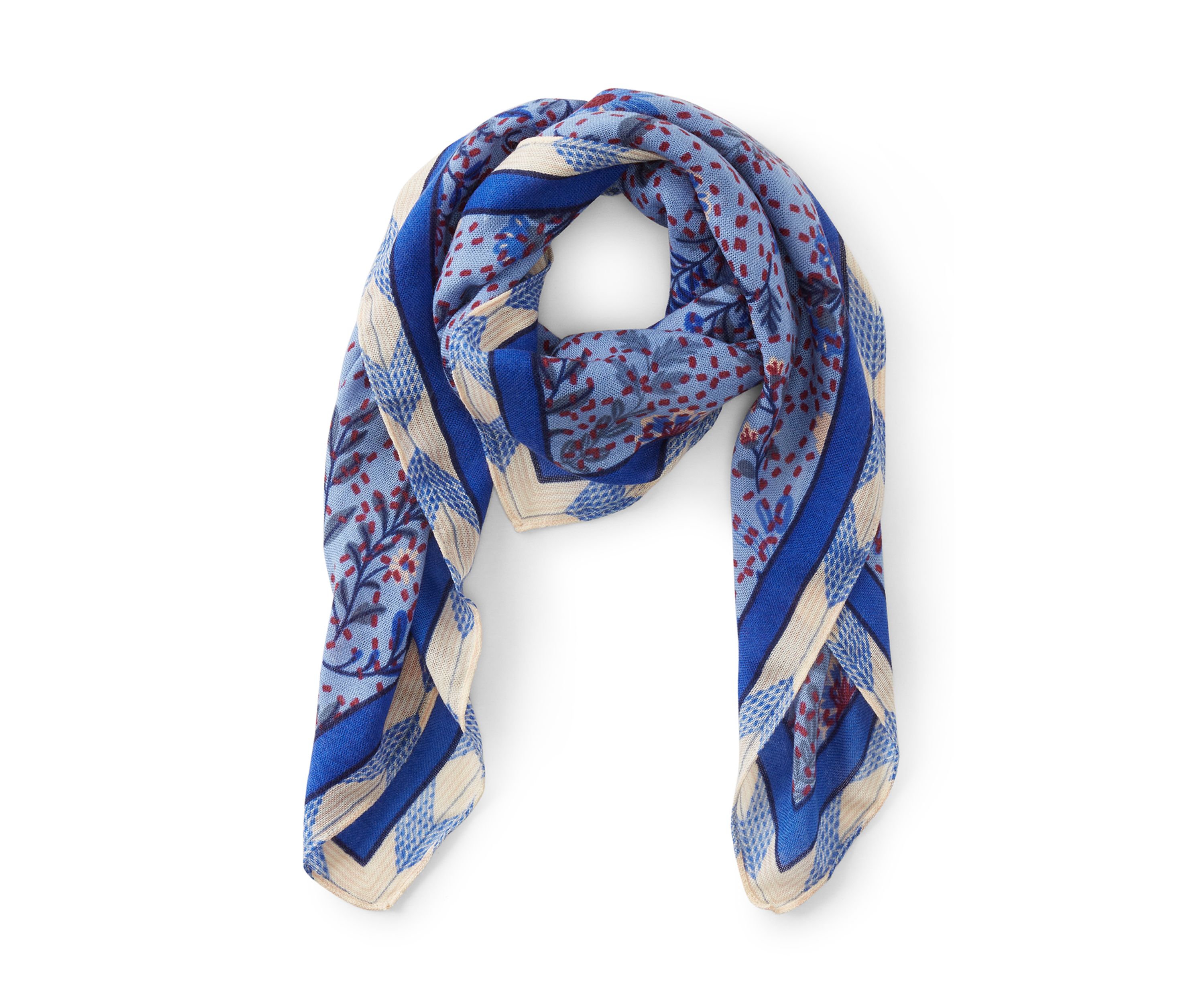 Folk Square Scarf