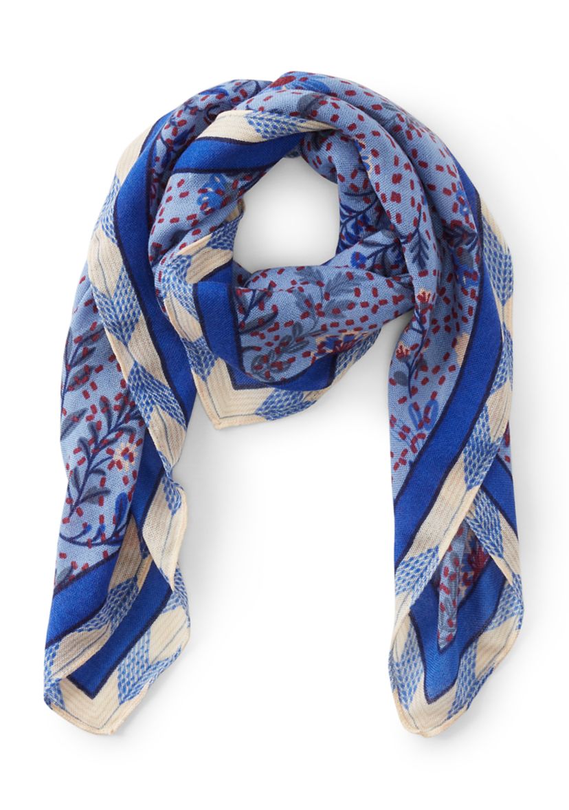 Folk Square Scarf