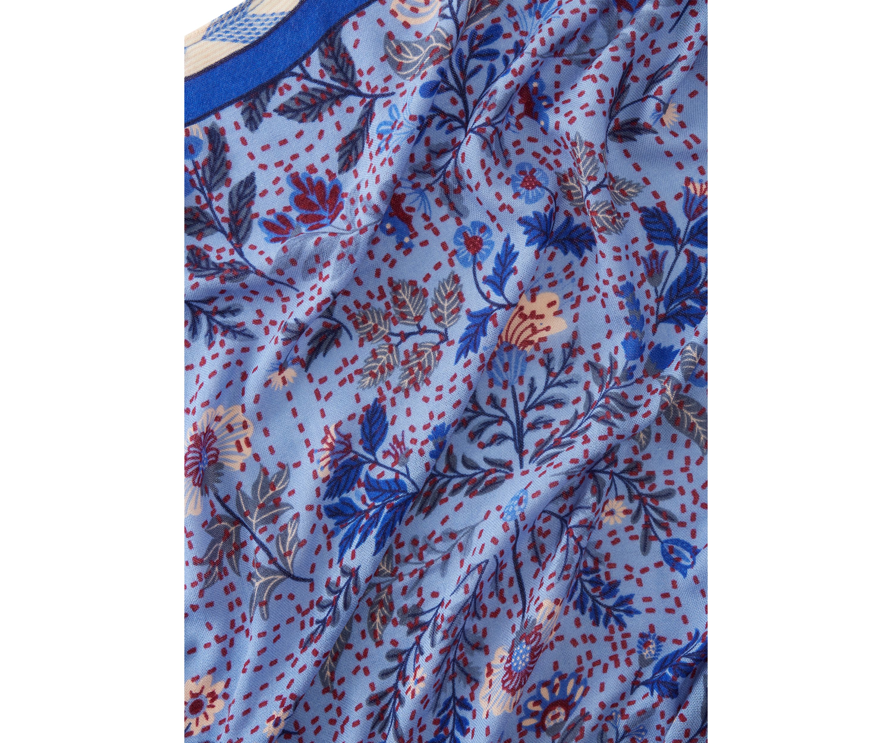 Folk Square Scarf