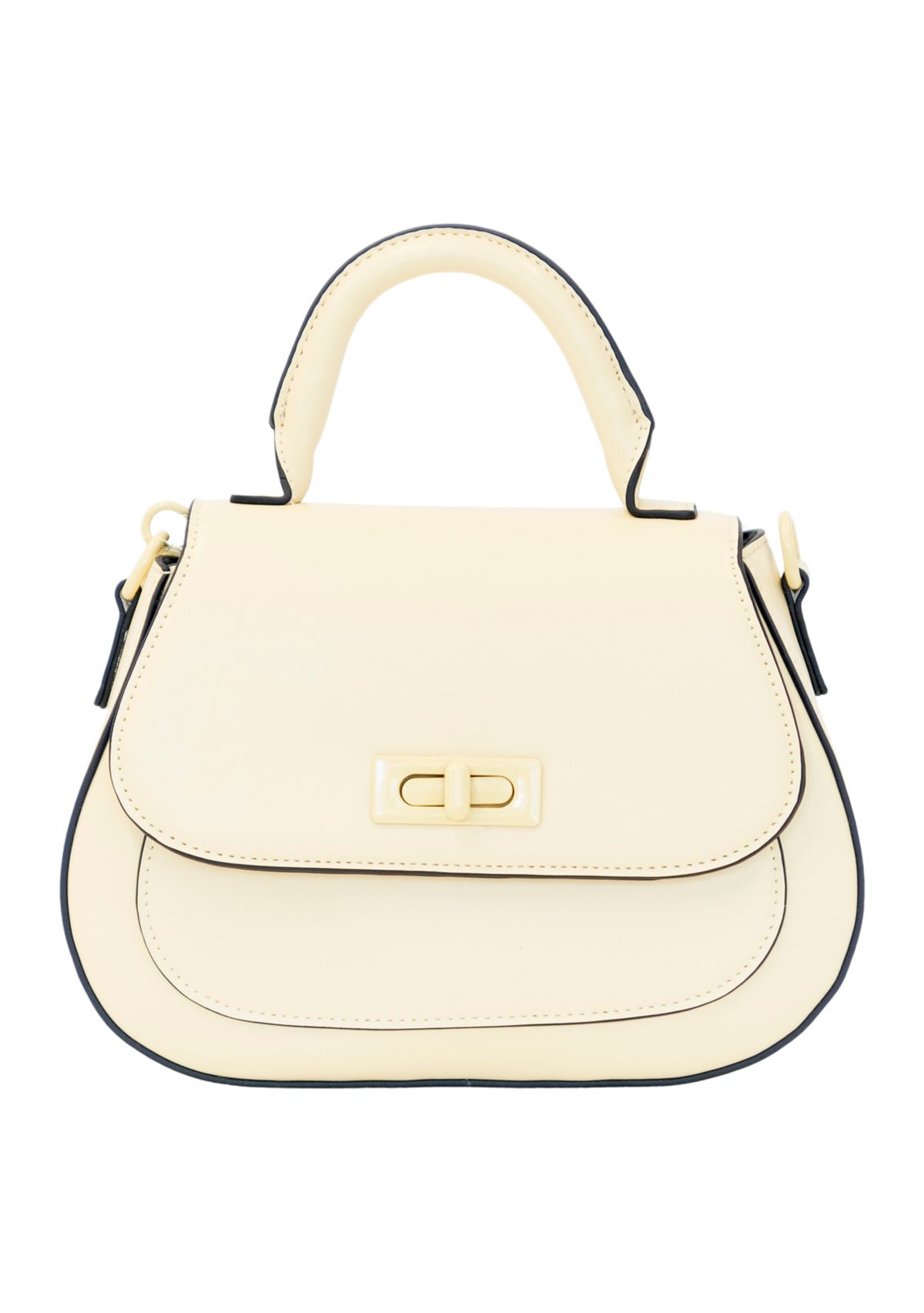 Top Handle Plain Strap Crossbody
