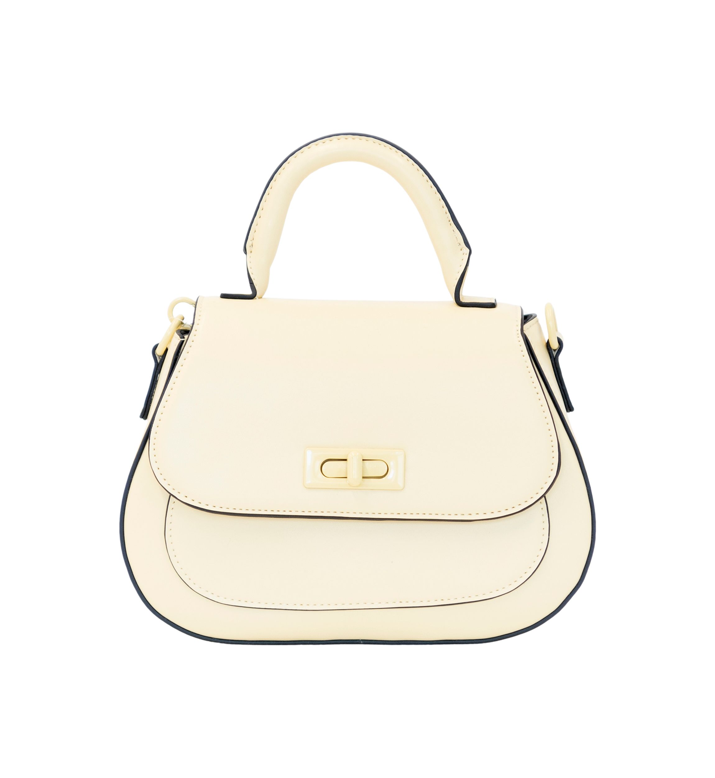 Top Handle Plain Strap Crossbody