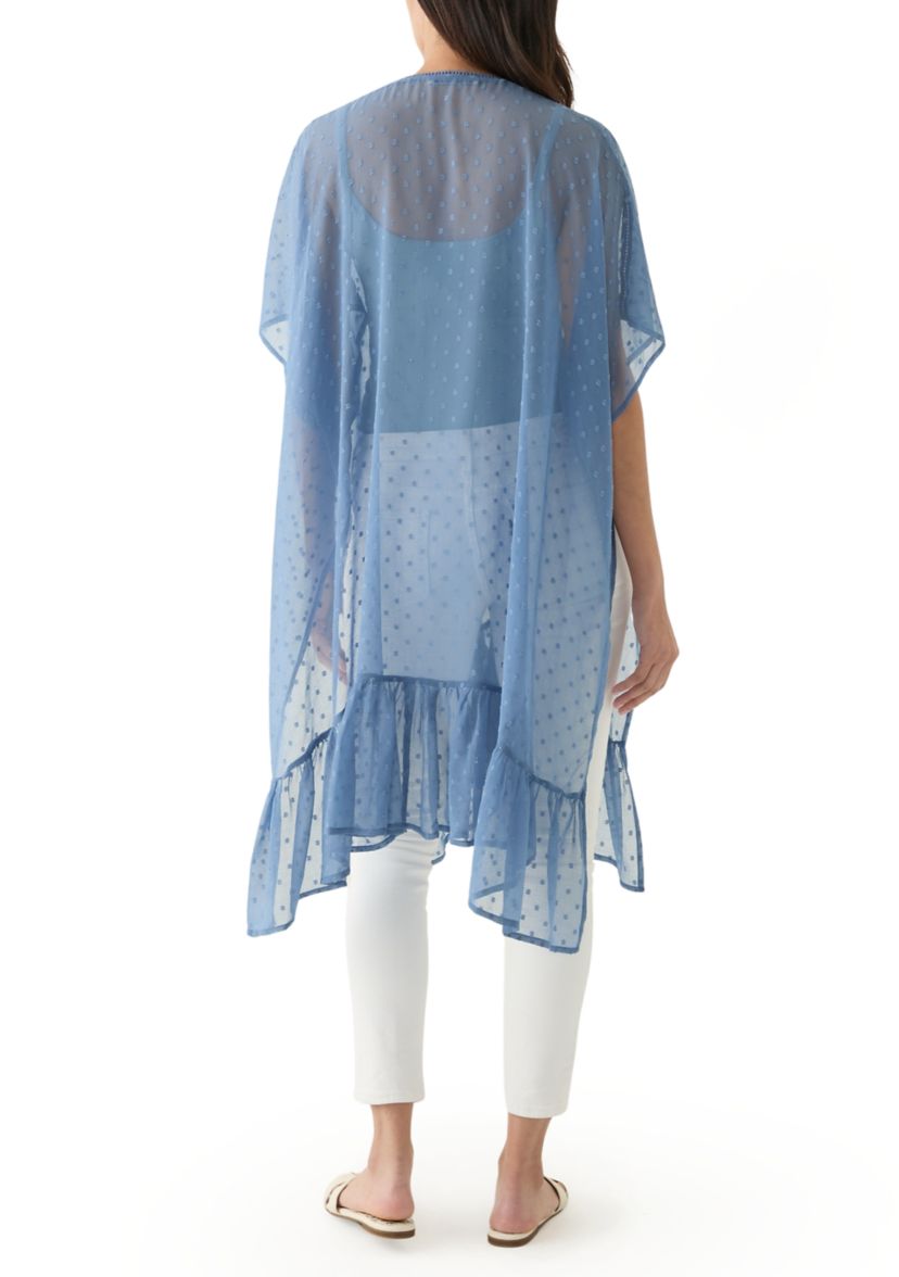 Swiss Dot Ruffle Romper 
