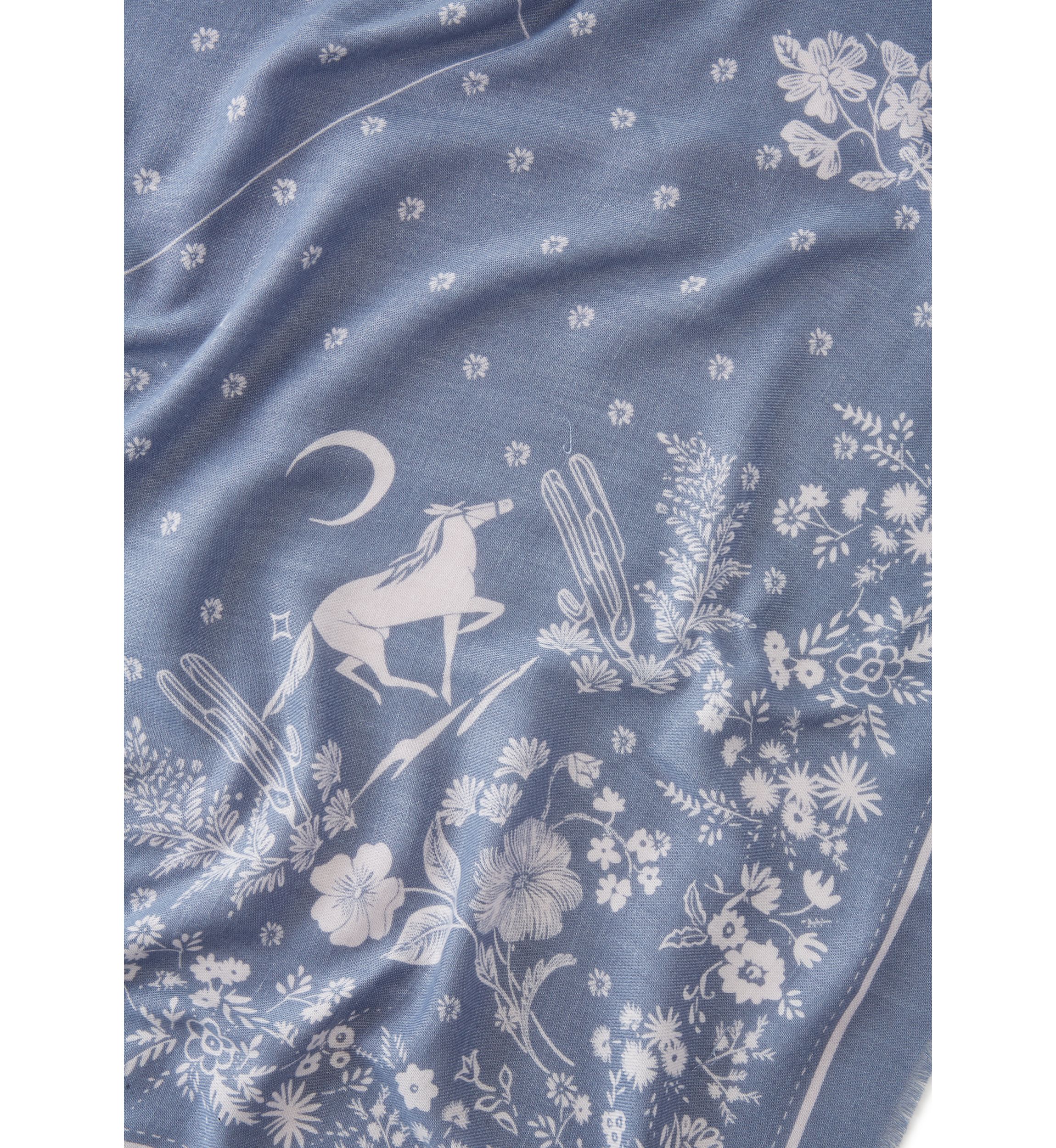 Western Nights Feather Soft Square Scarf