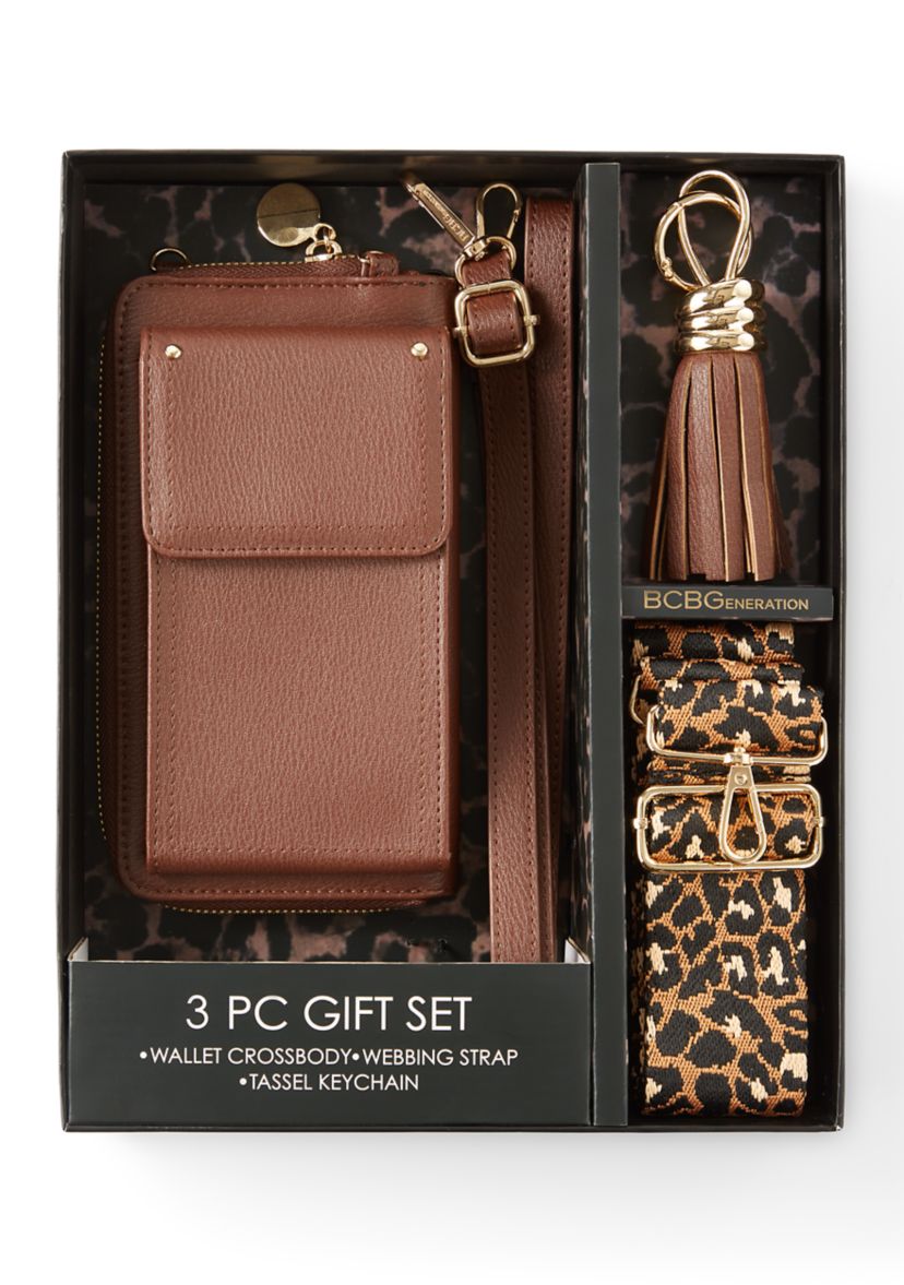 3-Piece Wallet Crossbody Bag Set
