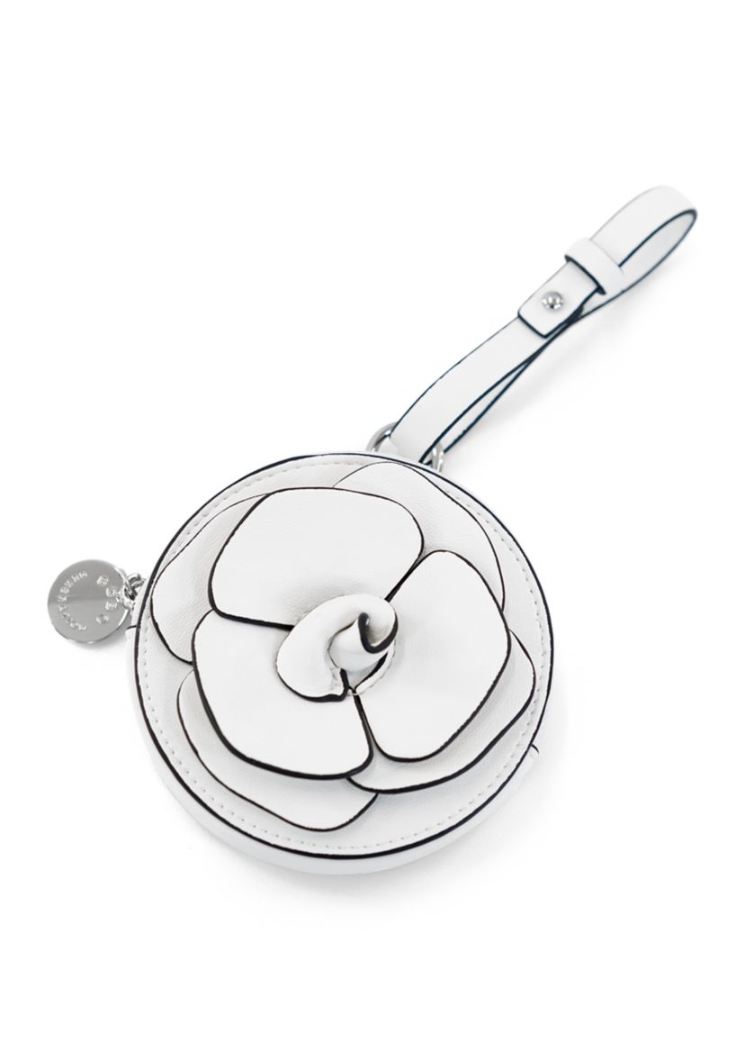 Dimensional Flower Charm Bag Charm