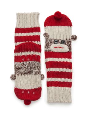 sock monkey slipper socks