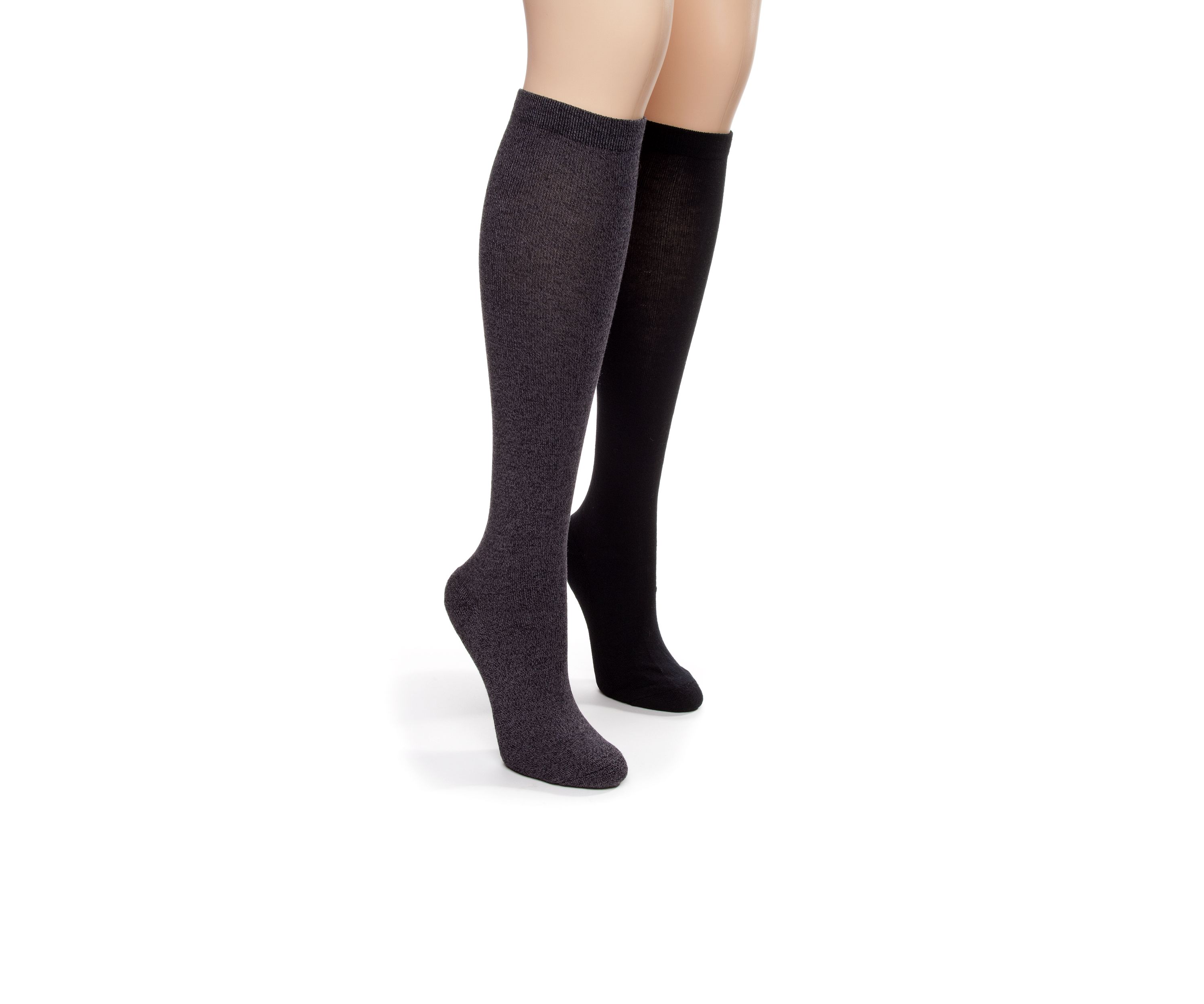 Bamboo Knee High Socks - 2 Pack
