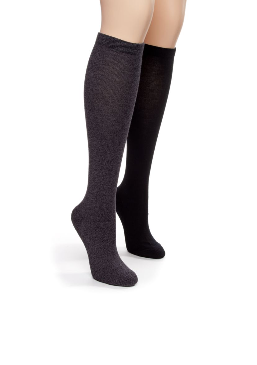 Bamboo Knee High Socks - 2 Pack