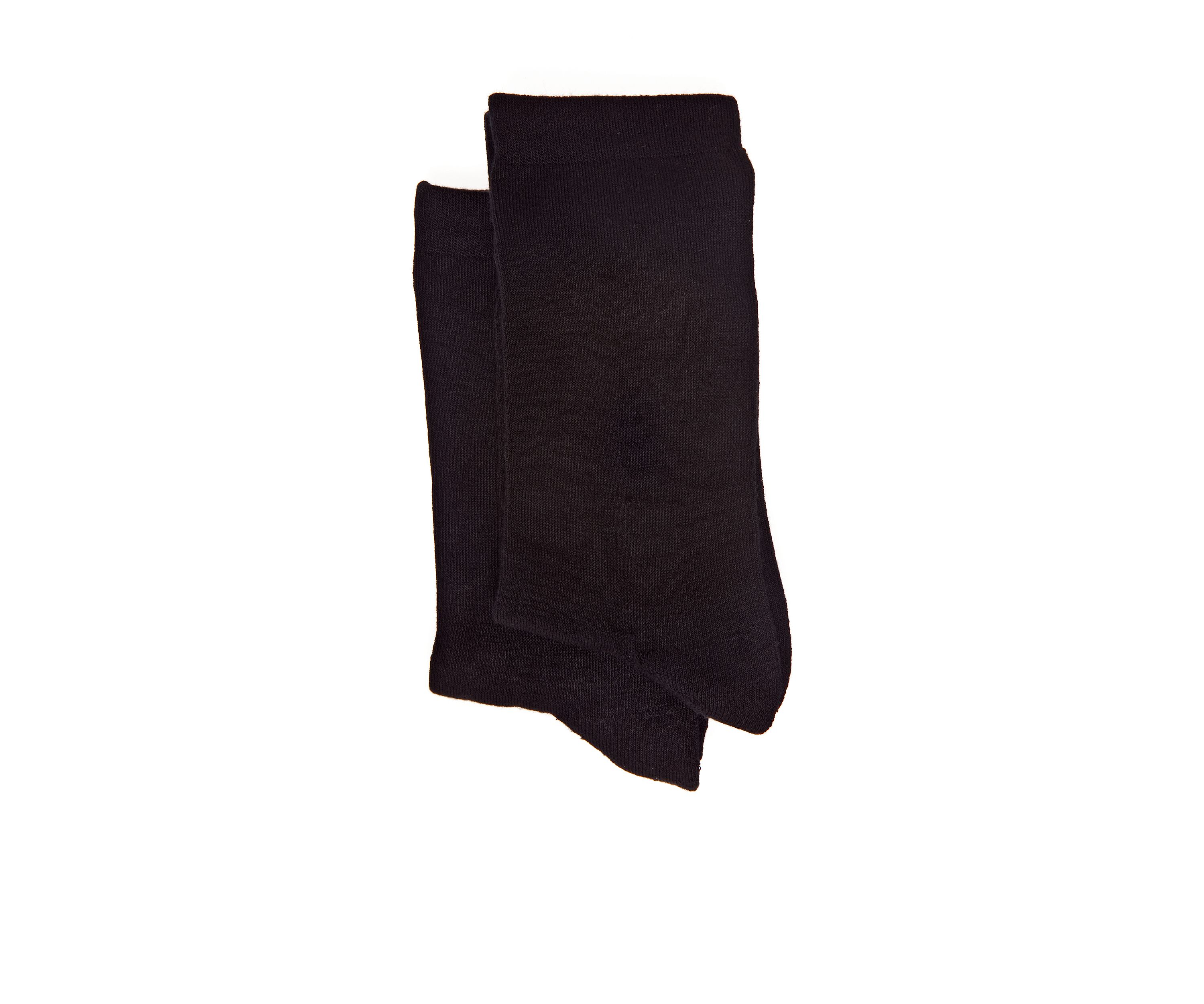 Solid Flat Knit 2 Pack of Socks