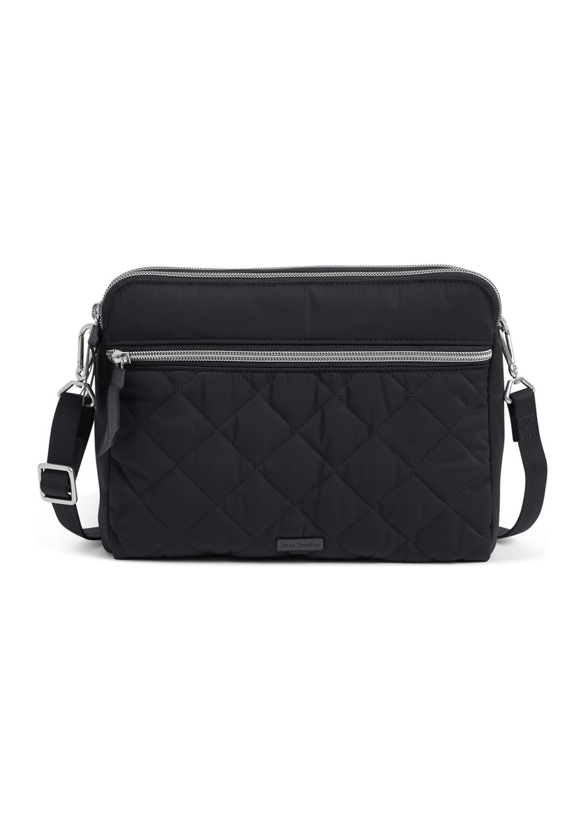 Triple Compartment Crossbody Bag