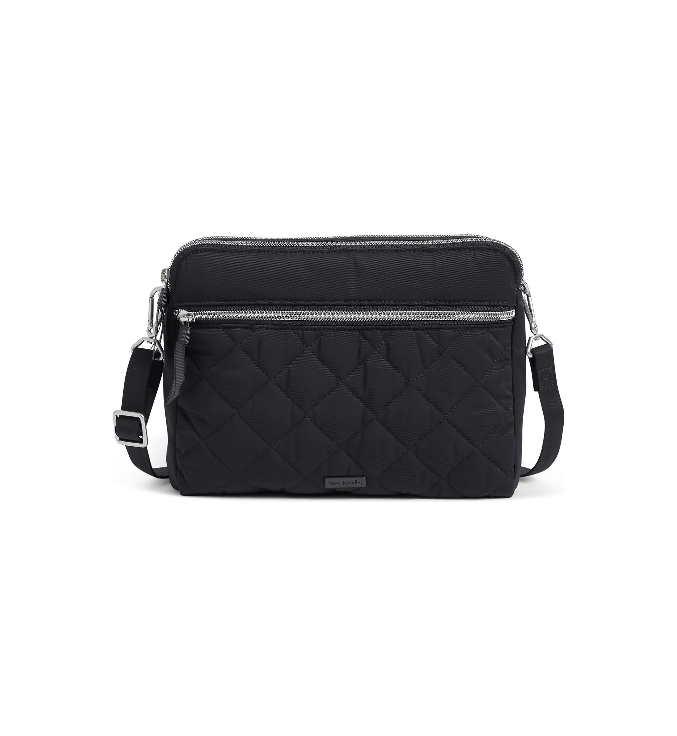 Triple Compartment Crossbody Bag