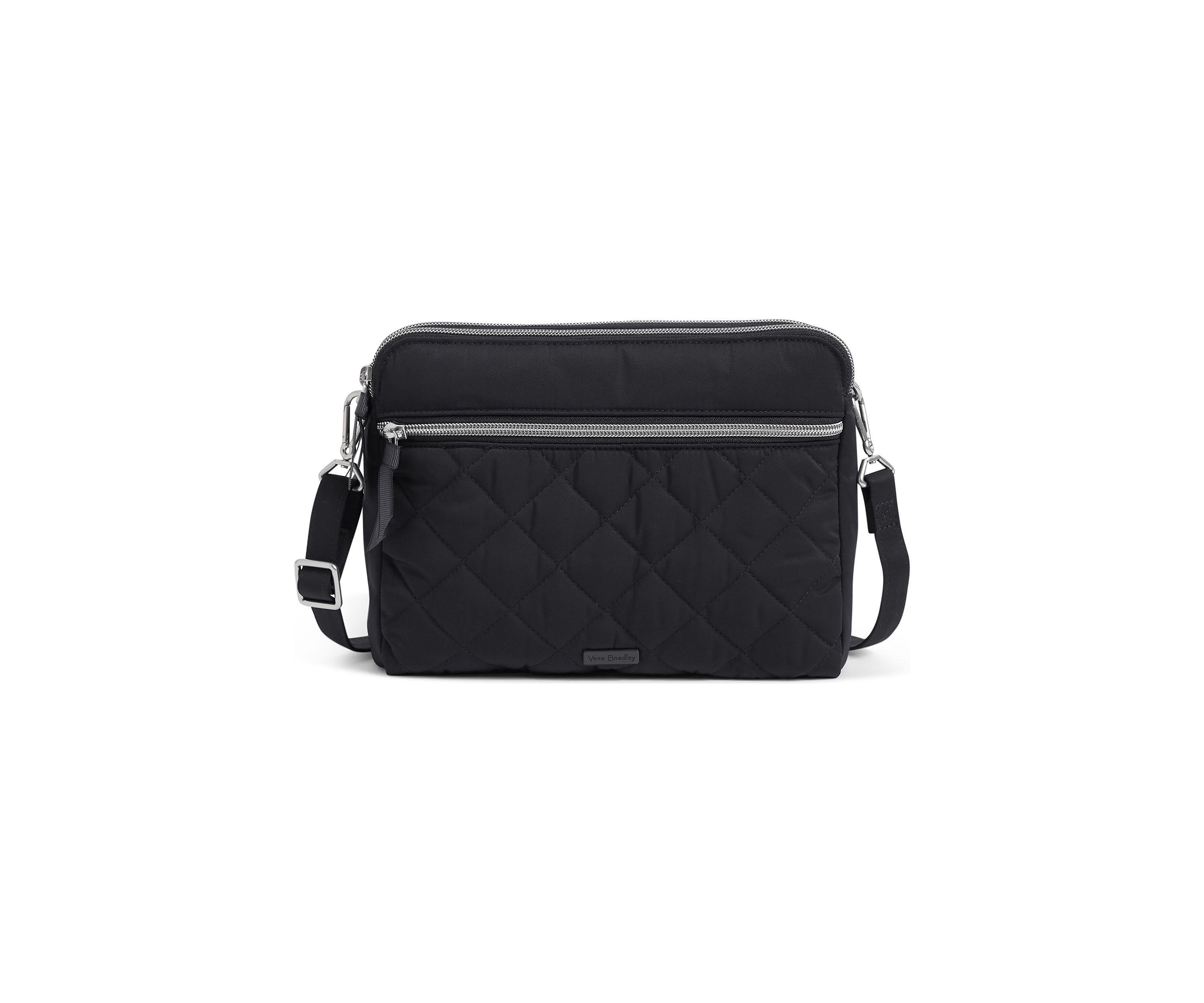 Triple Compartment Crossbody Bag