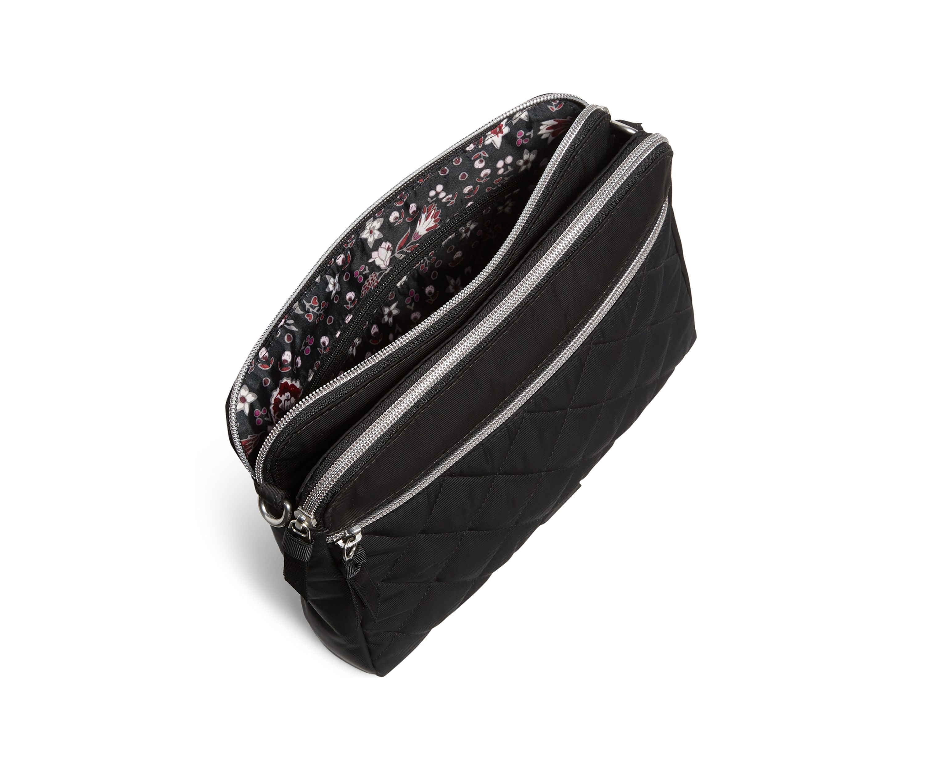 Triple Compartment Crossbody Bag