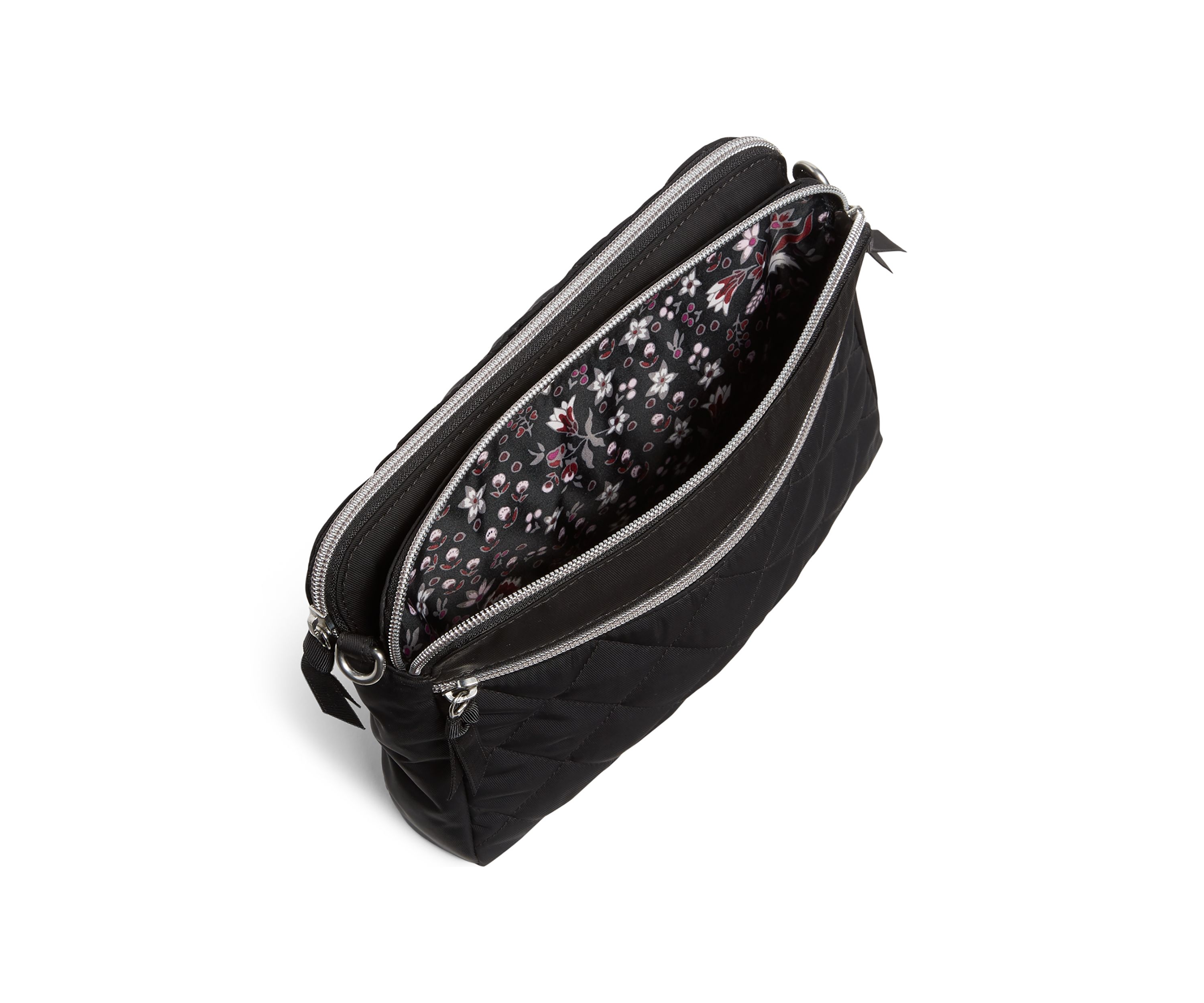 Triple Compartment Crossbody Bag