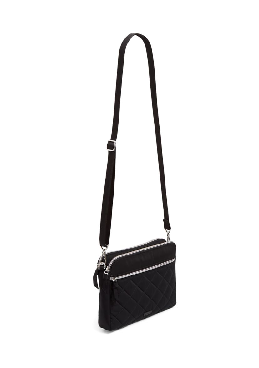 Triple Compartment Crossbody Bag