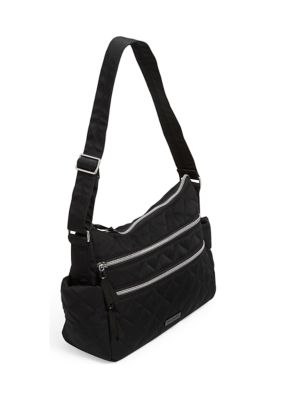 Triple Zip Shoulder Bag