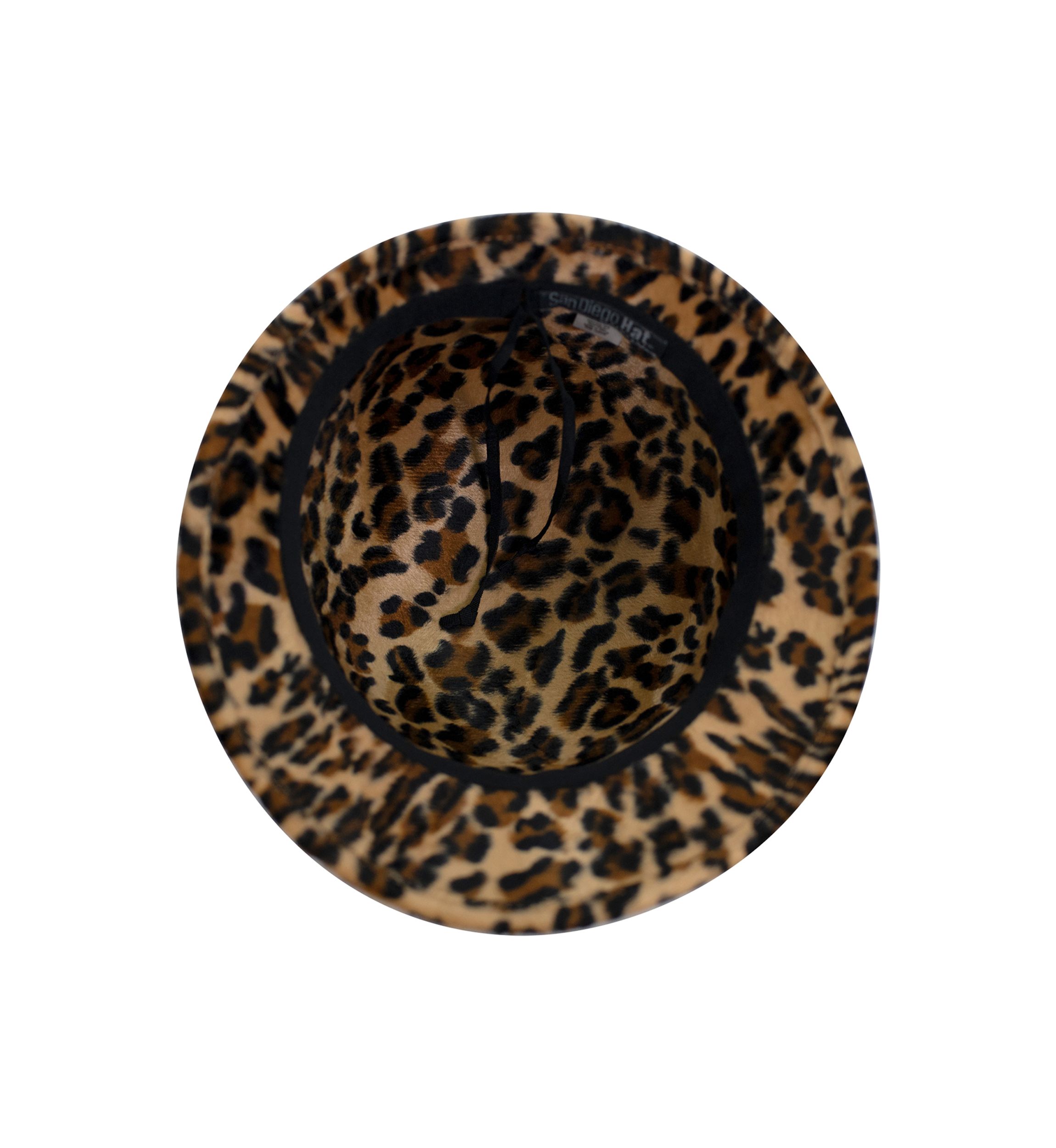Leopard Cloche Hat 