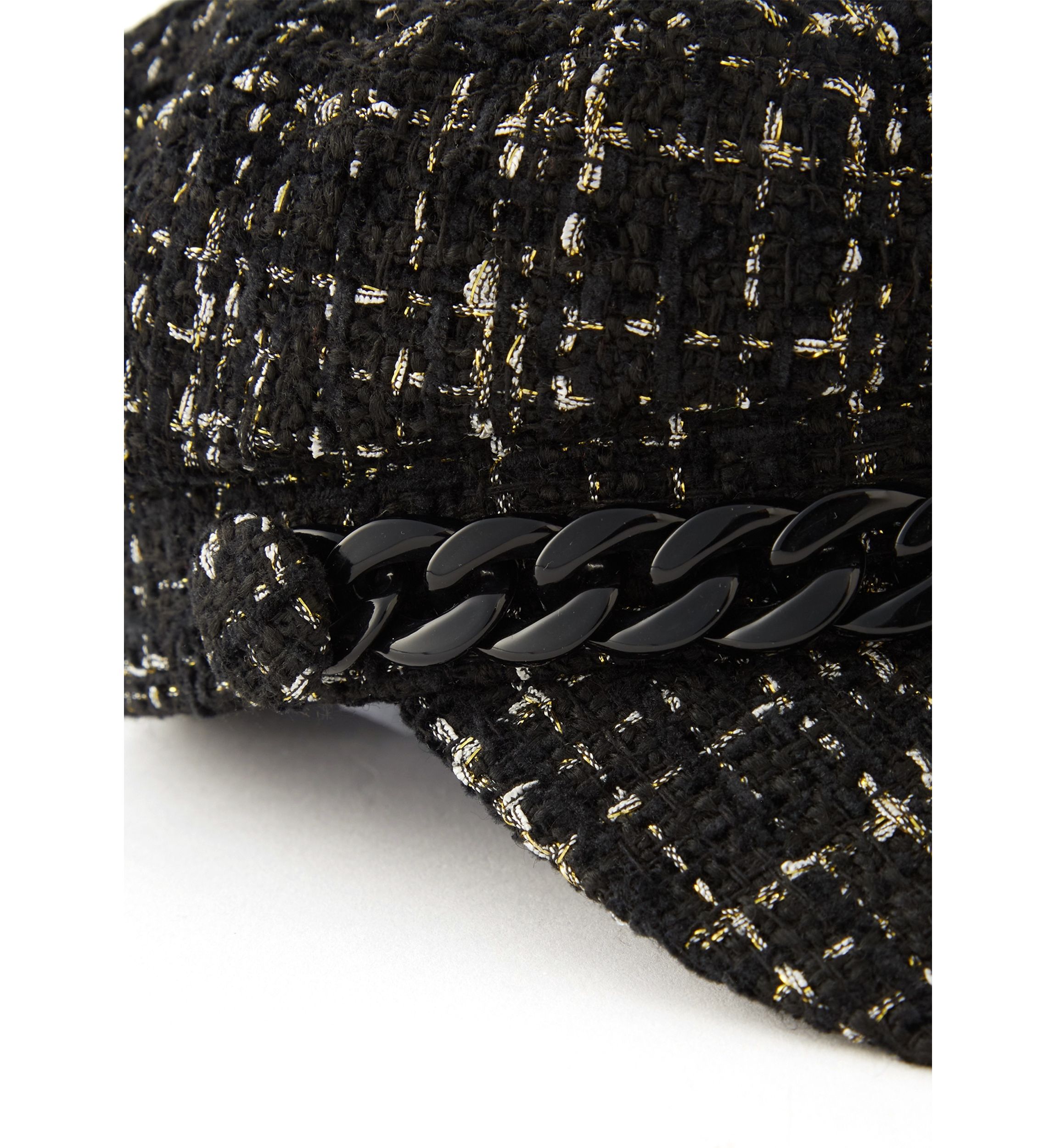 Emmy Lou Newsboy Hat with Chain