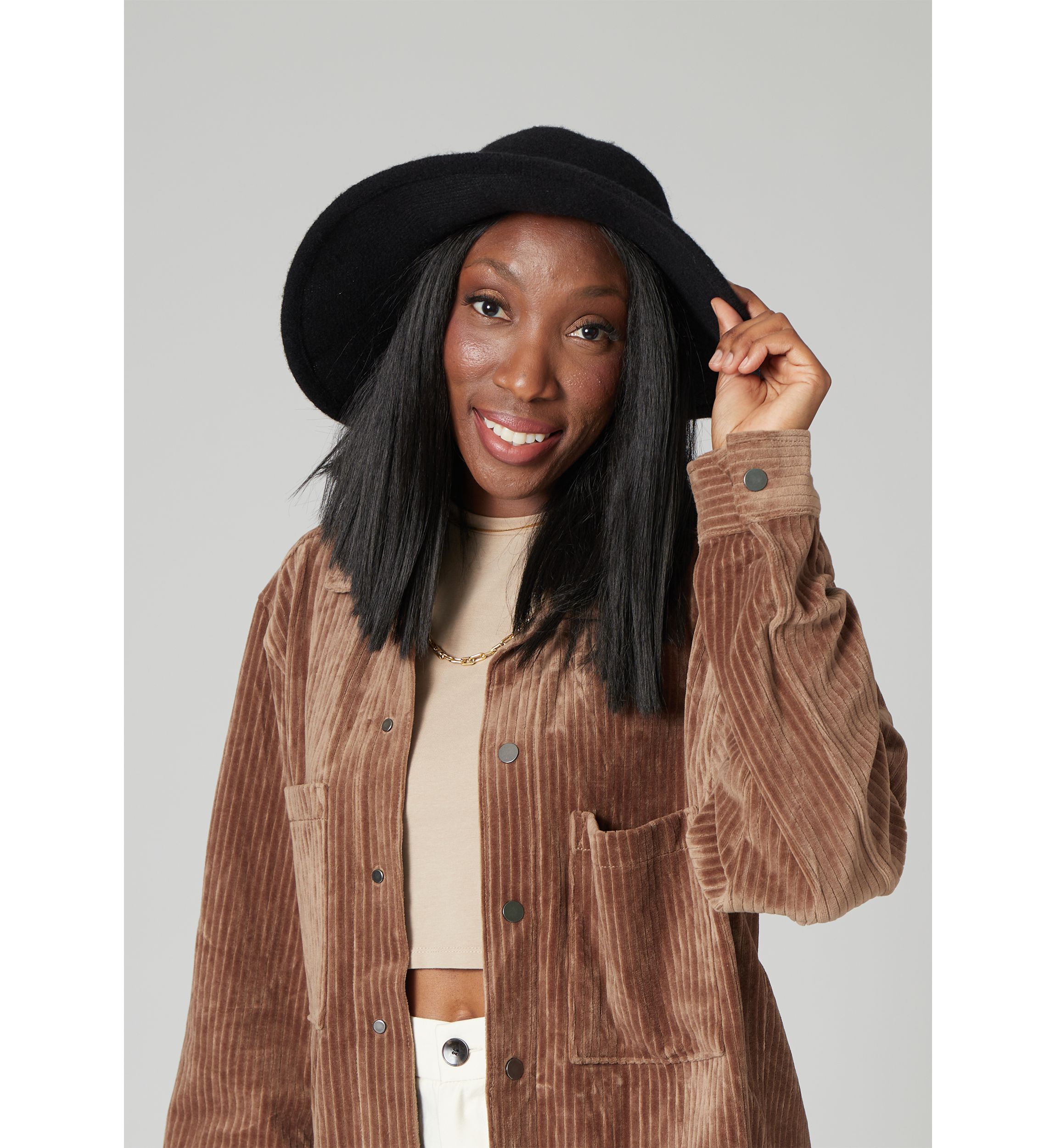 Round Crown Floppy Hat
