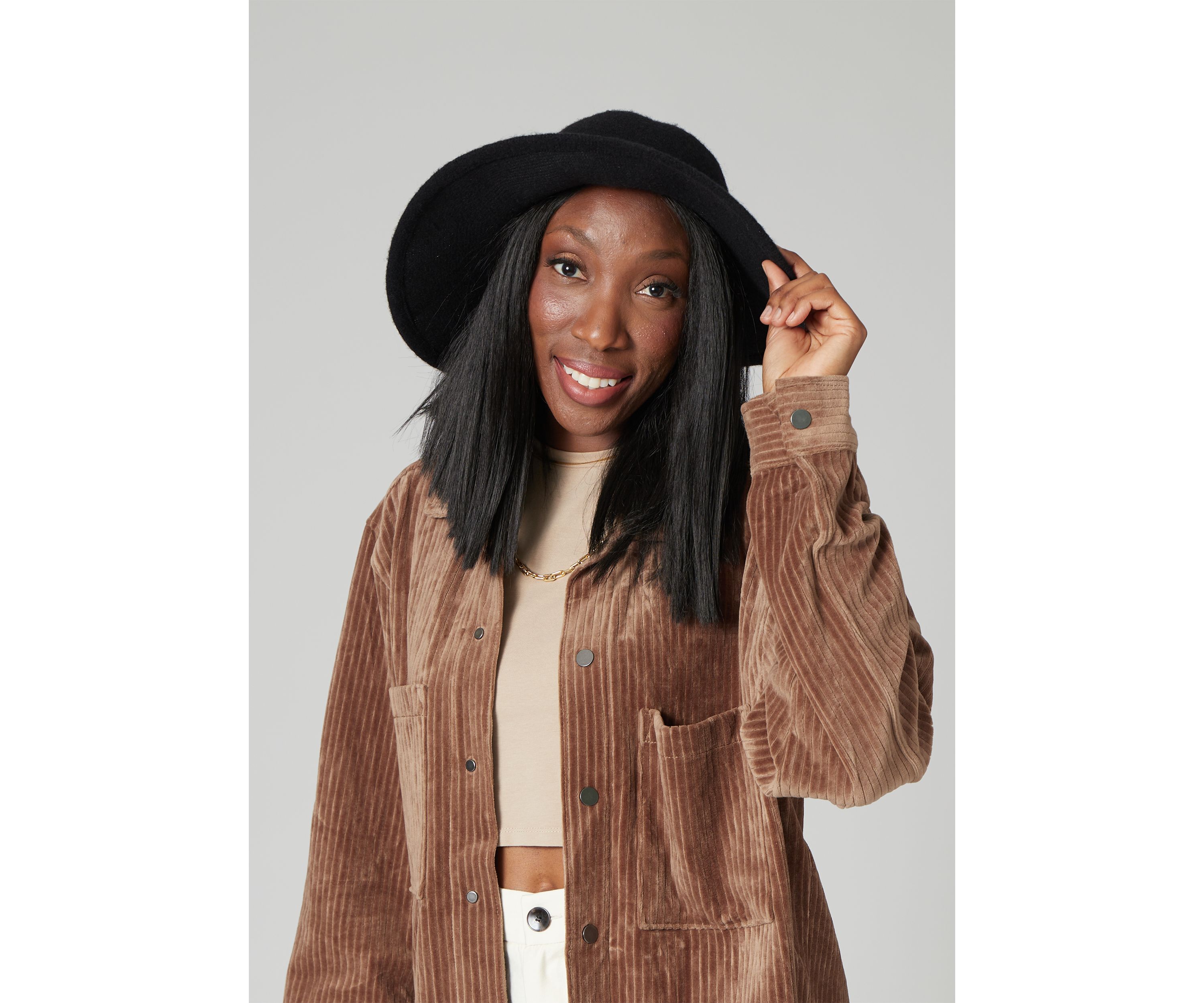 Round Crown Floppy Hat