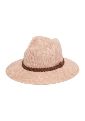 San Diego Hat Company Women's Fedora with Braid