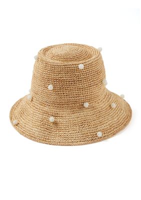 New Four Buttons by San Diego Hat Co Navy Womens Chenille Bucket Hat KNH2022OSNA CTH1556OSXNT_0784_ac59df57-  main image 4