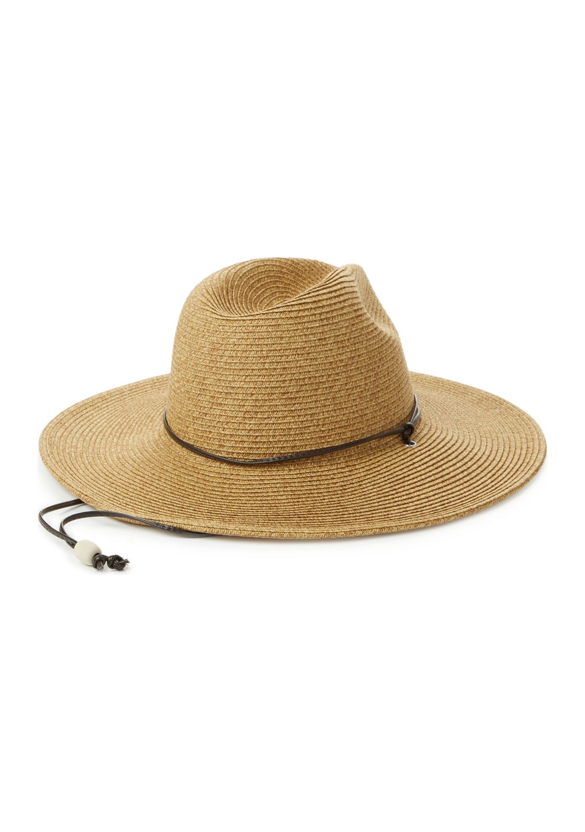 Pinched Crown Fedora with Chin Tie