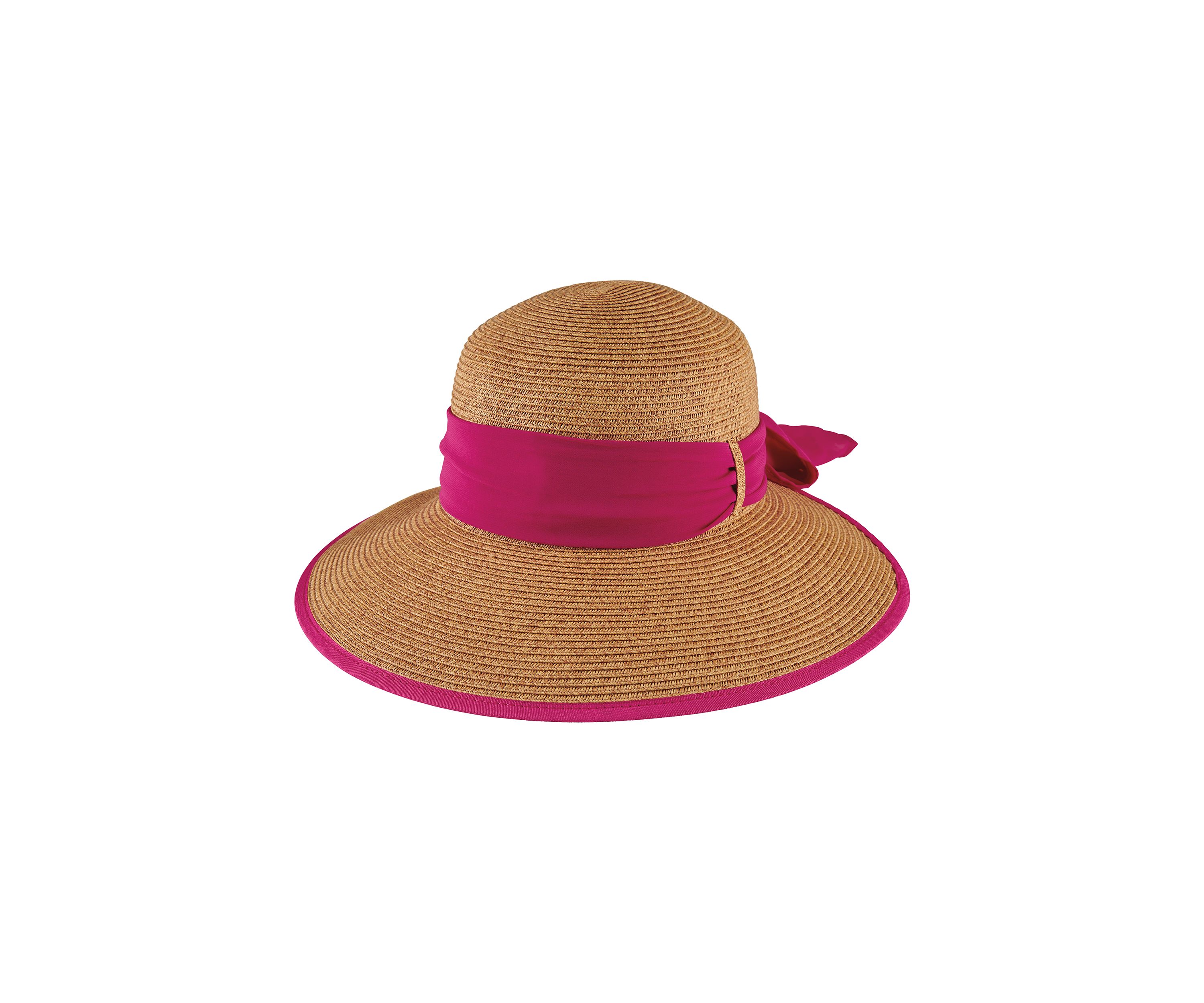 Womens Chiffon Tie Back Face Saver Hat