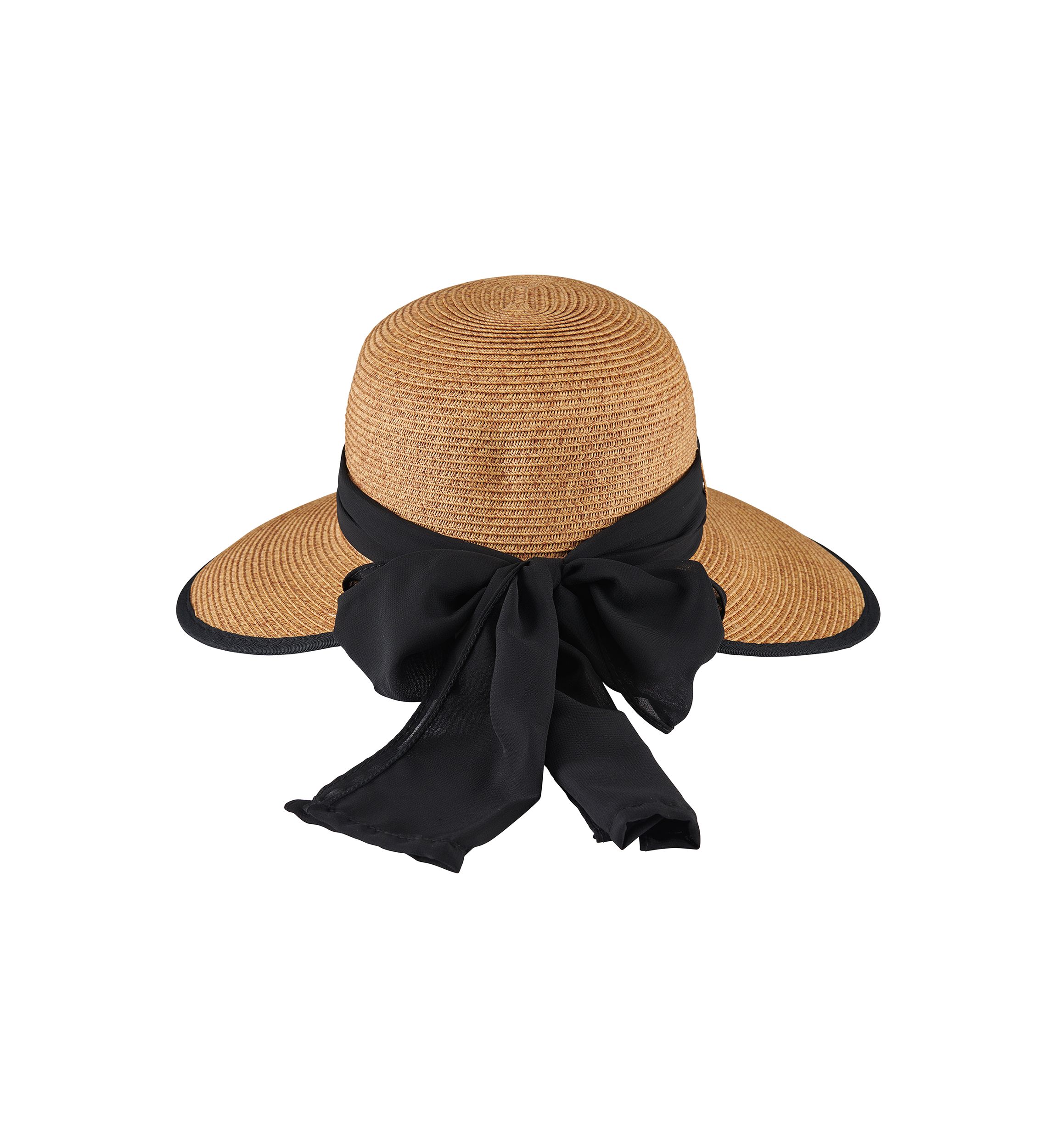 Womens Chiffon Tie Back Face Saver Hat