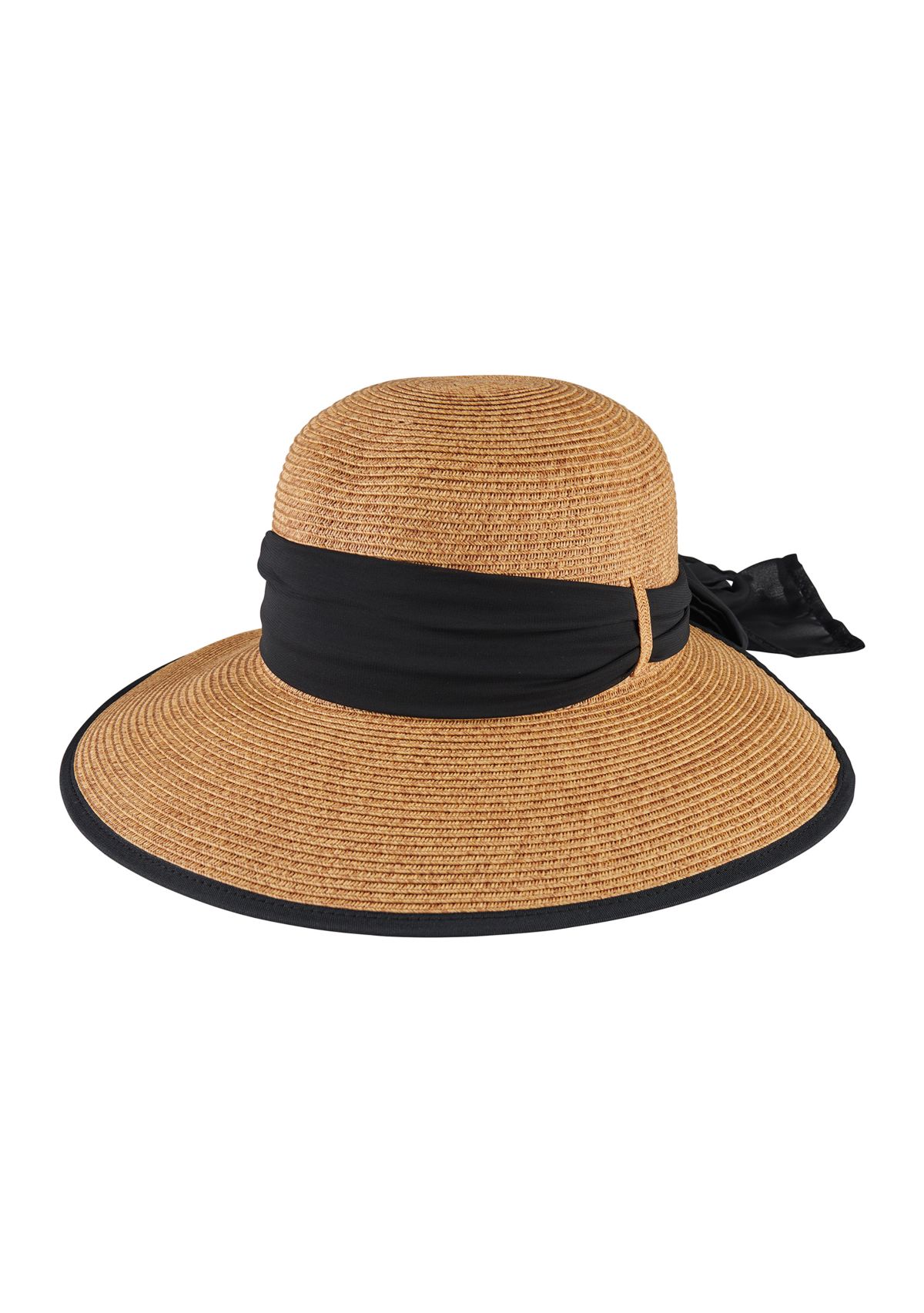 Womens Chiffon Tie Back Face Saver Hat