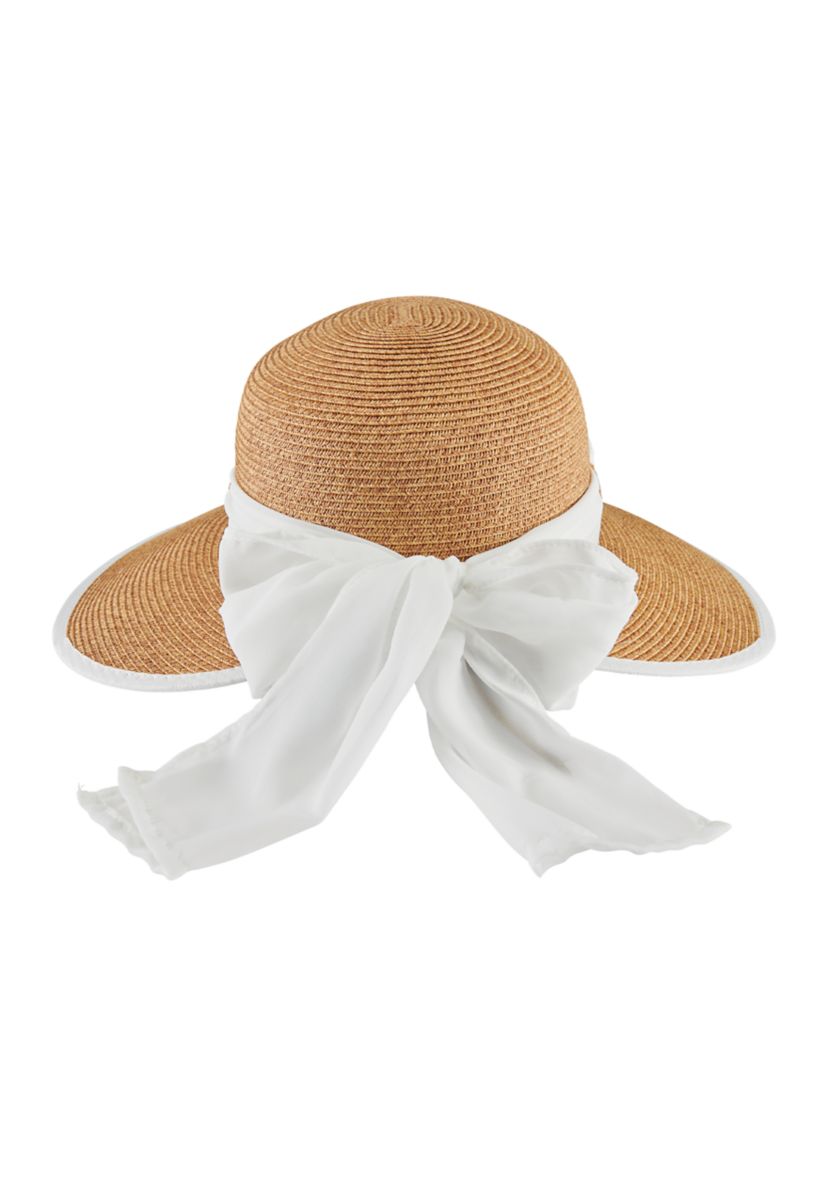 Chiffon Tie Back Face Saver 