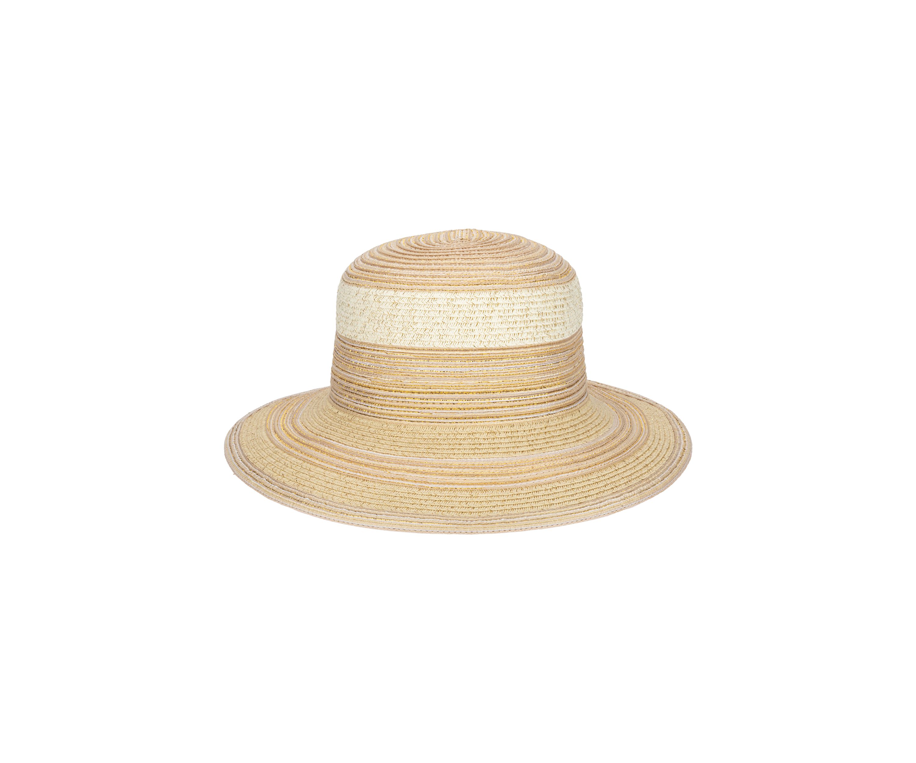 Womens Lurex Ultrabraided Face Saver Hat