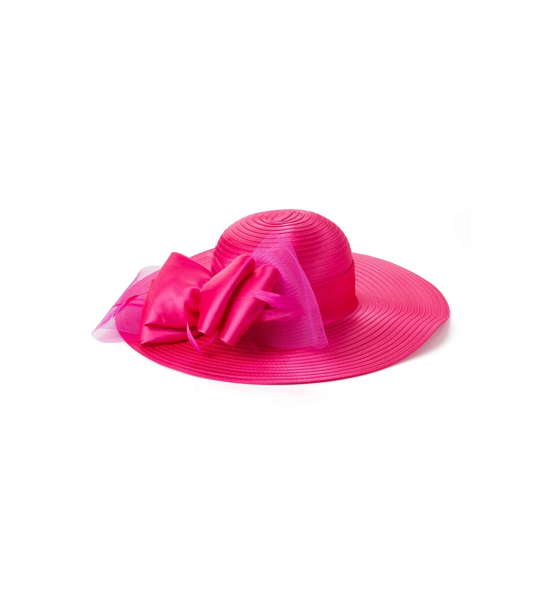 Satin Round Crown Hat
