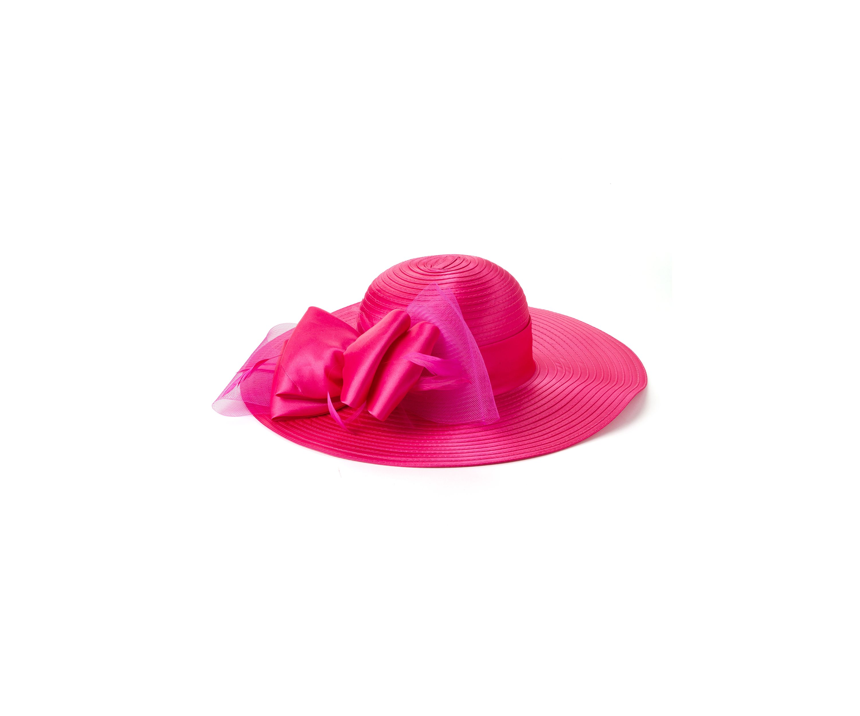 Satin Round Crown Hat