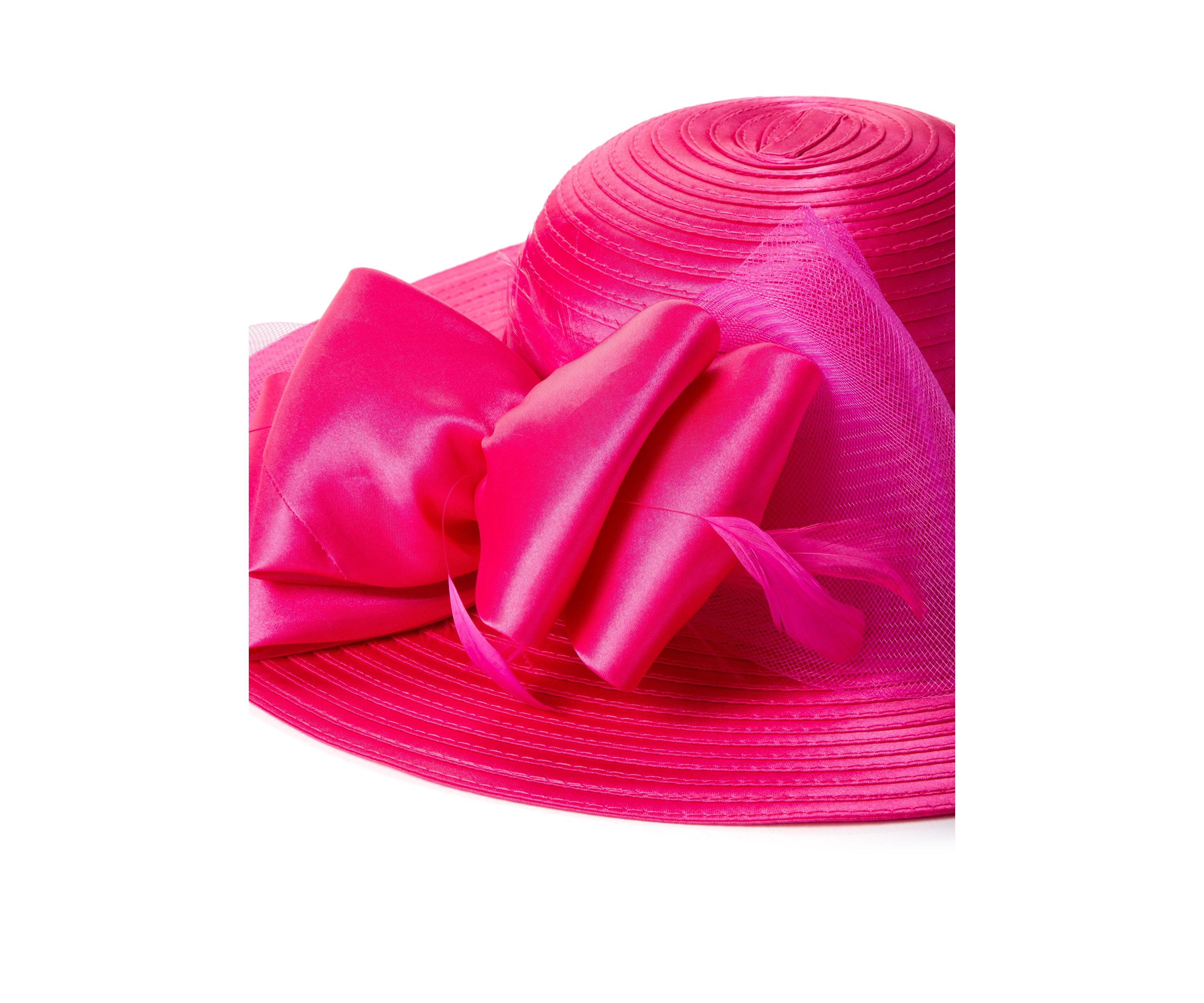 Satin Round Crown Hat