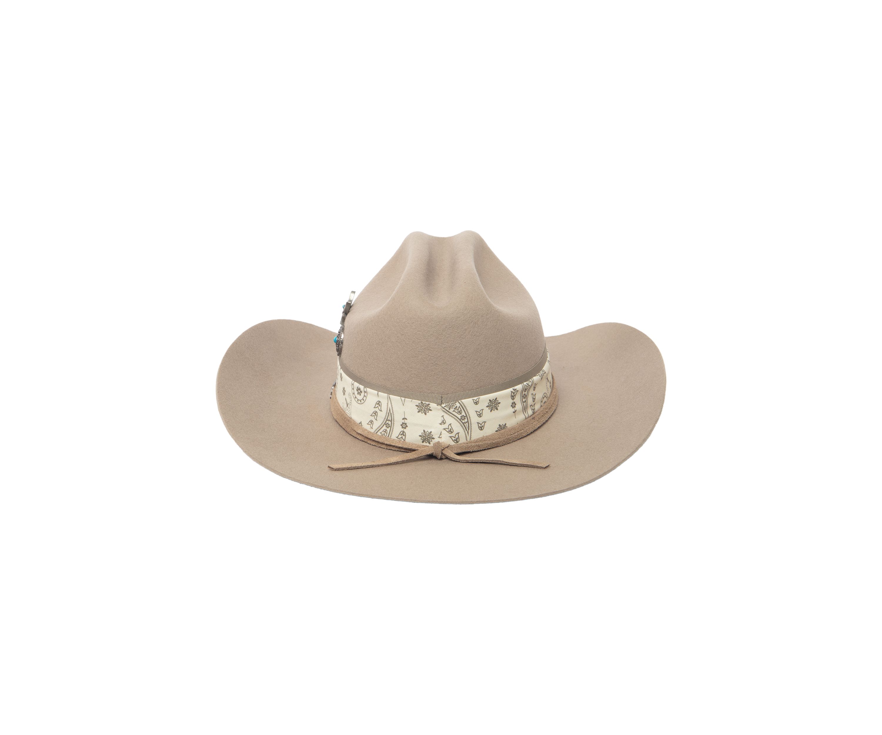 Bandana Embellished Cowboy Hat