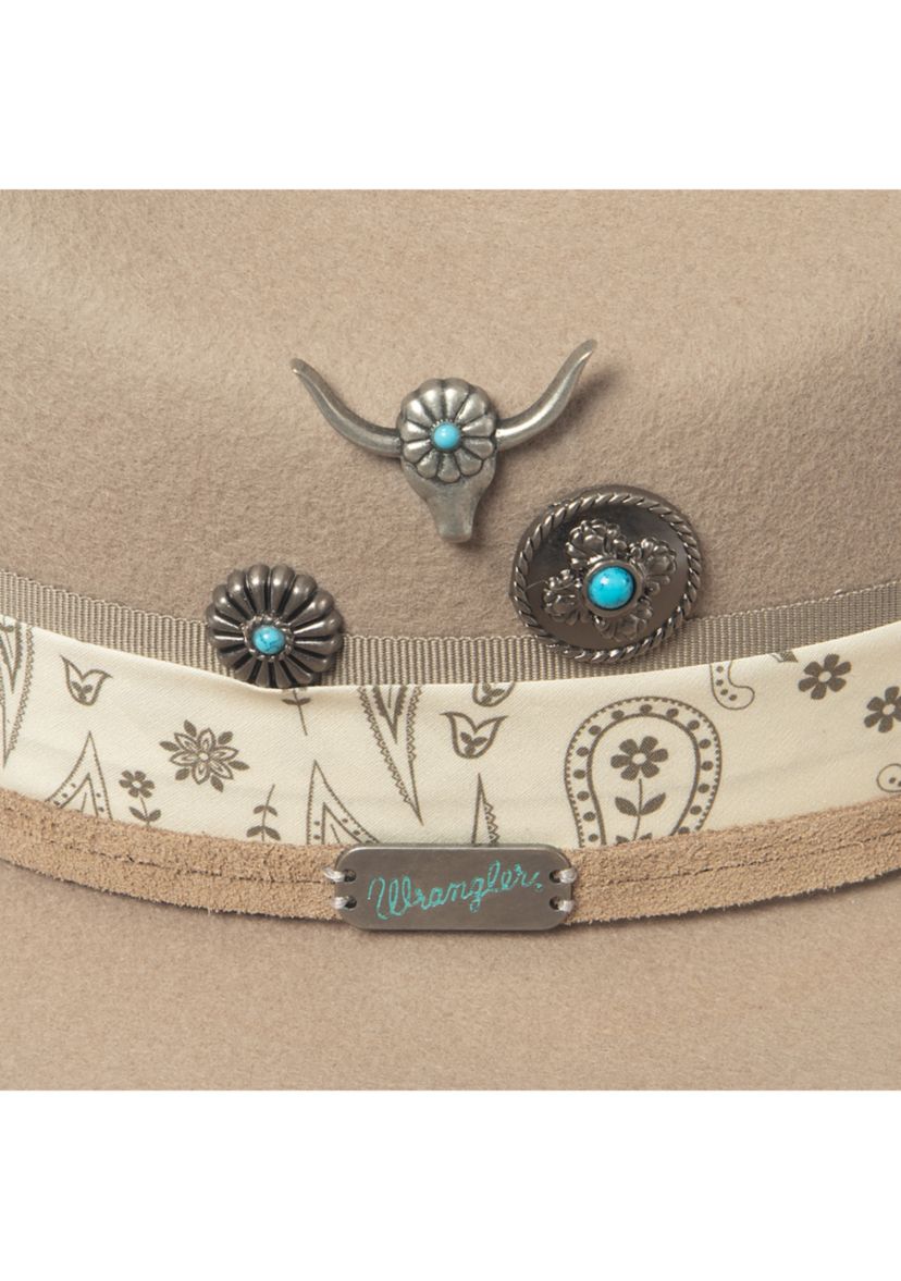 Bandana Embellished Cowboy Hat