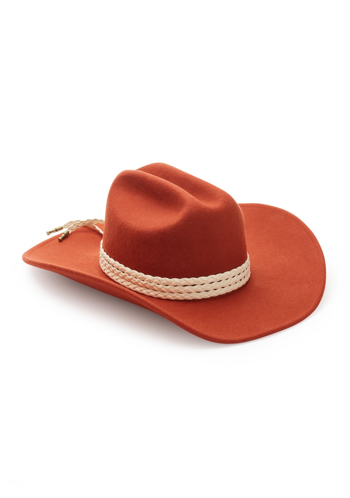 Braided Trim Cowboy Hat