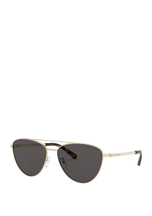 Michael Kors Metal Aviator Sunglasses