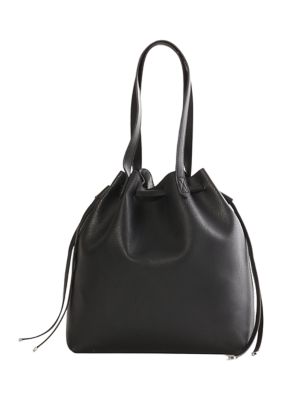 New Directions Soft Faux Leather Bucket Bag with Pouch belk