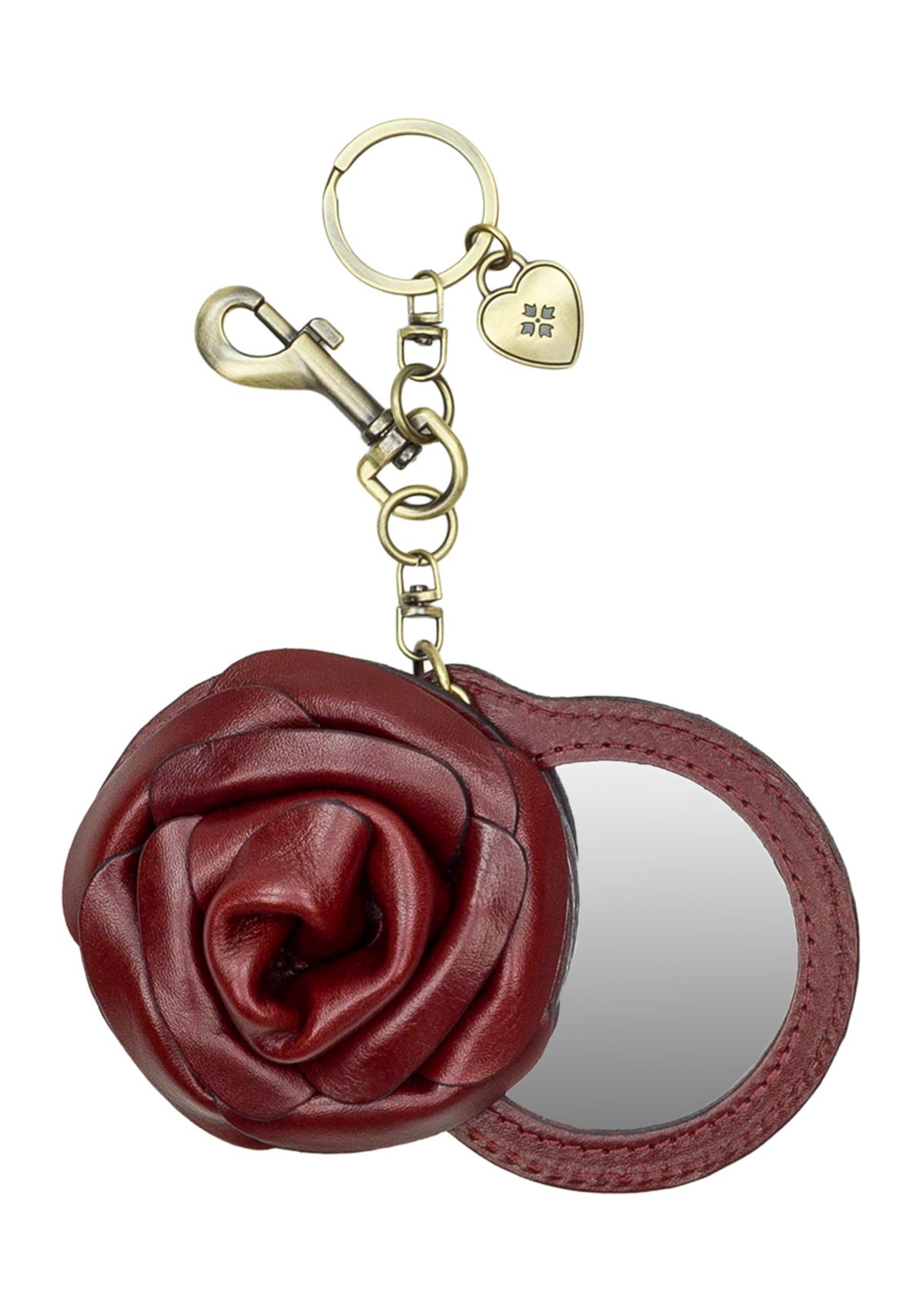 Rose Mirror Key Fob