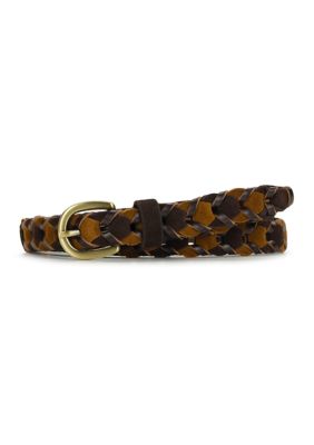 Patricia Nash Women's Atina Belt - Braided Suede, Small