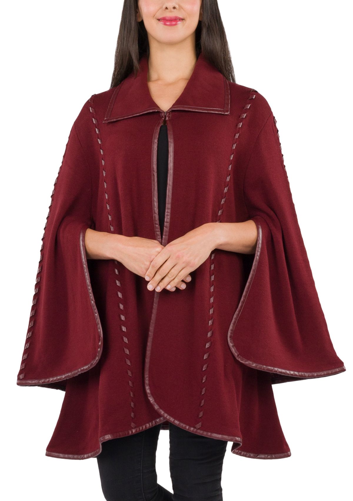 Womens Hand Laced Cape