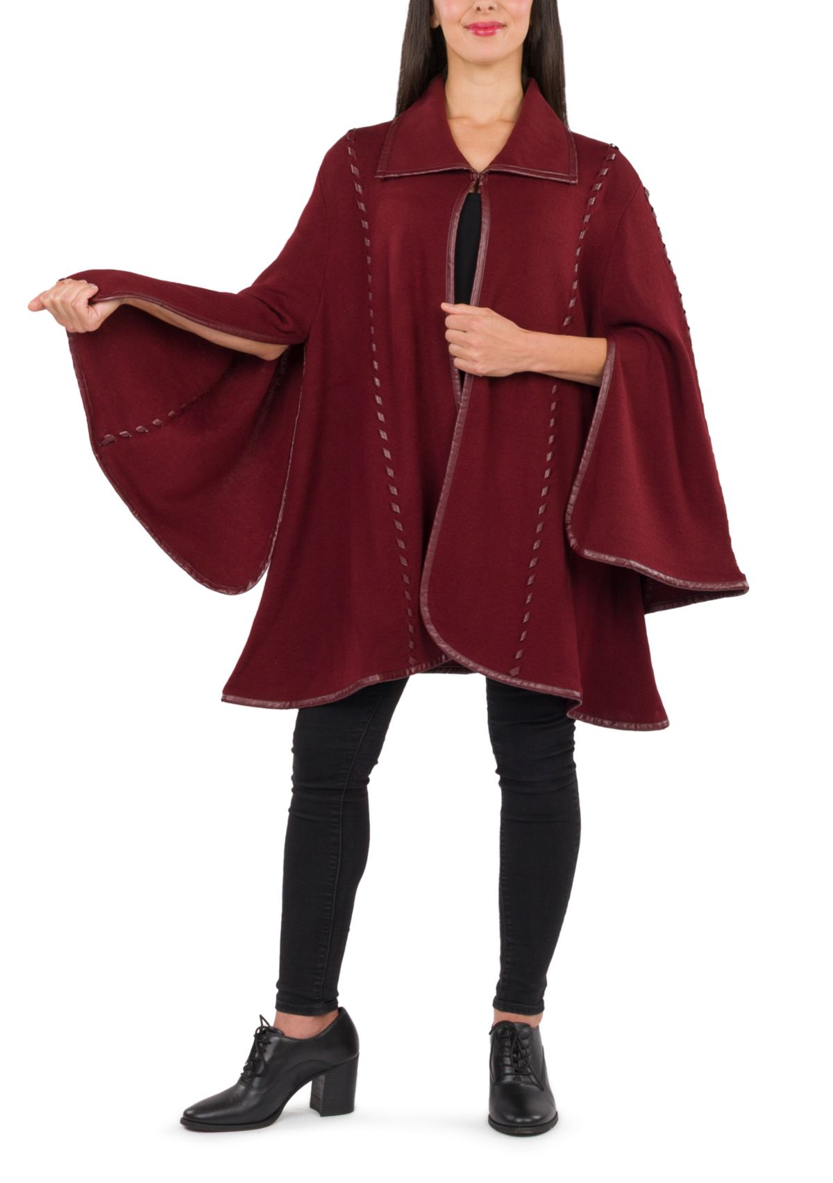 Womens Hand Laced Cape
