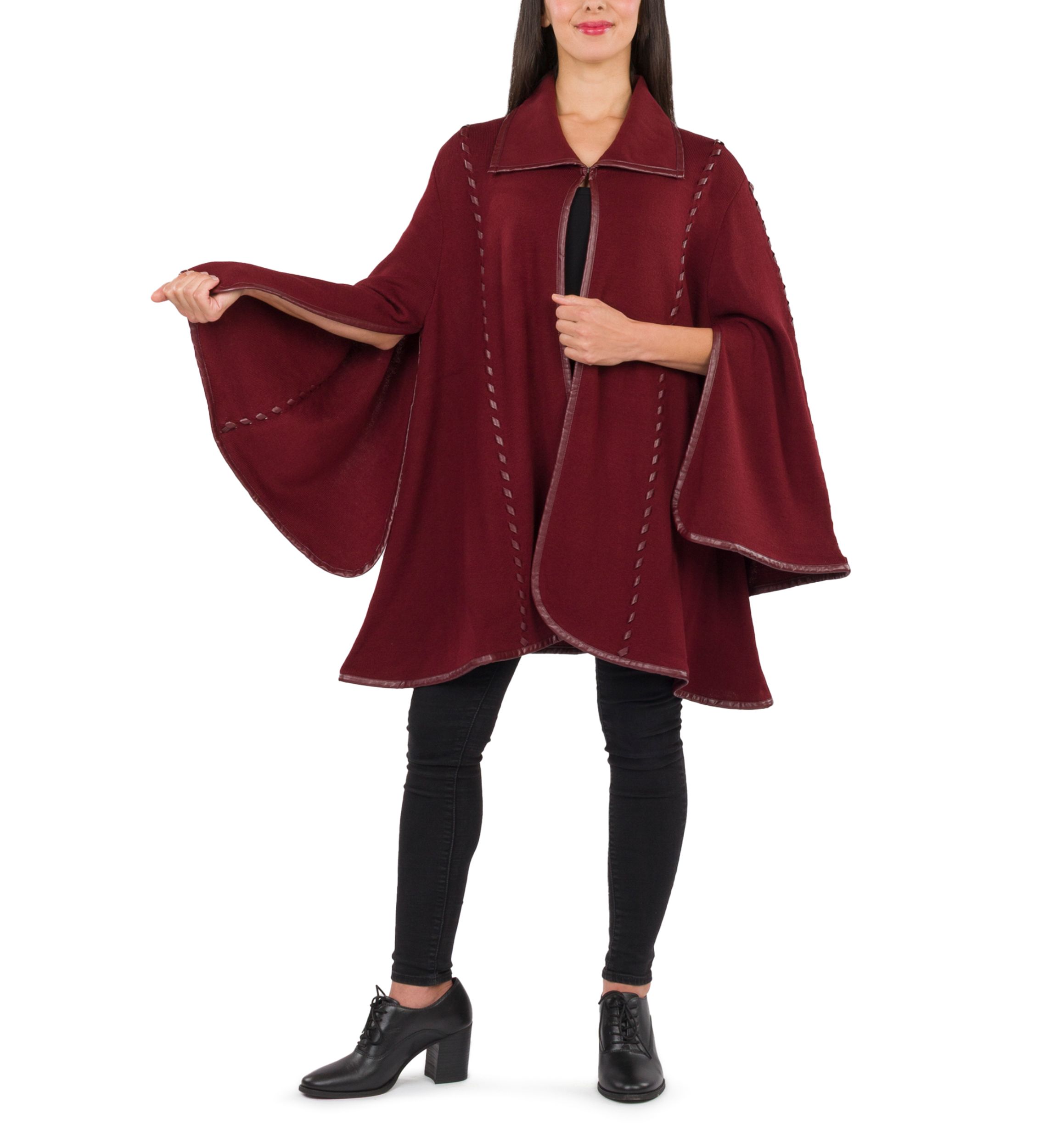 Womens Hand Laced Cape