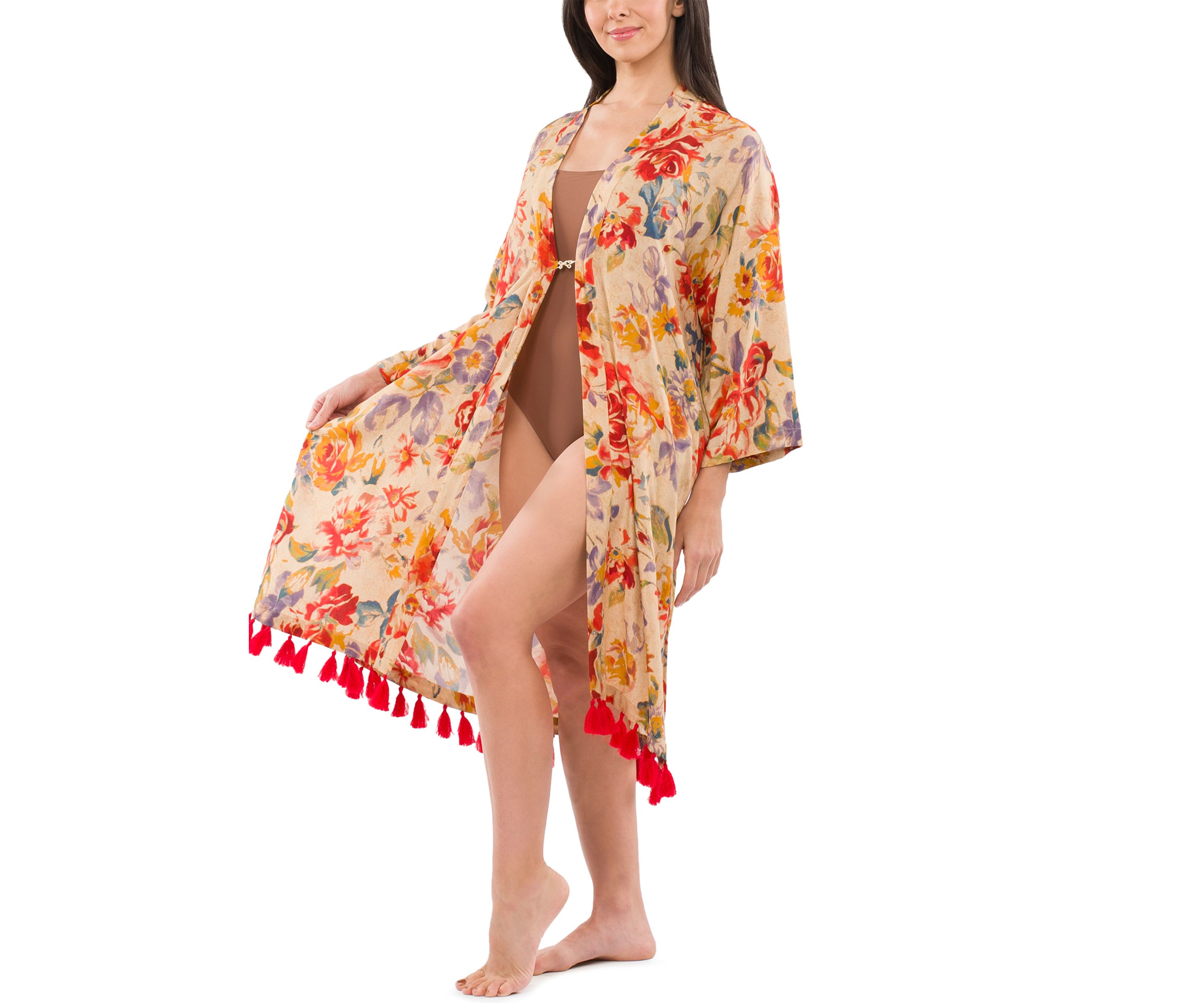 Ruana with Tassels